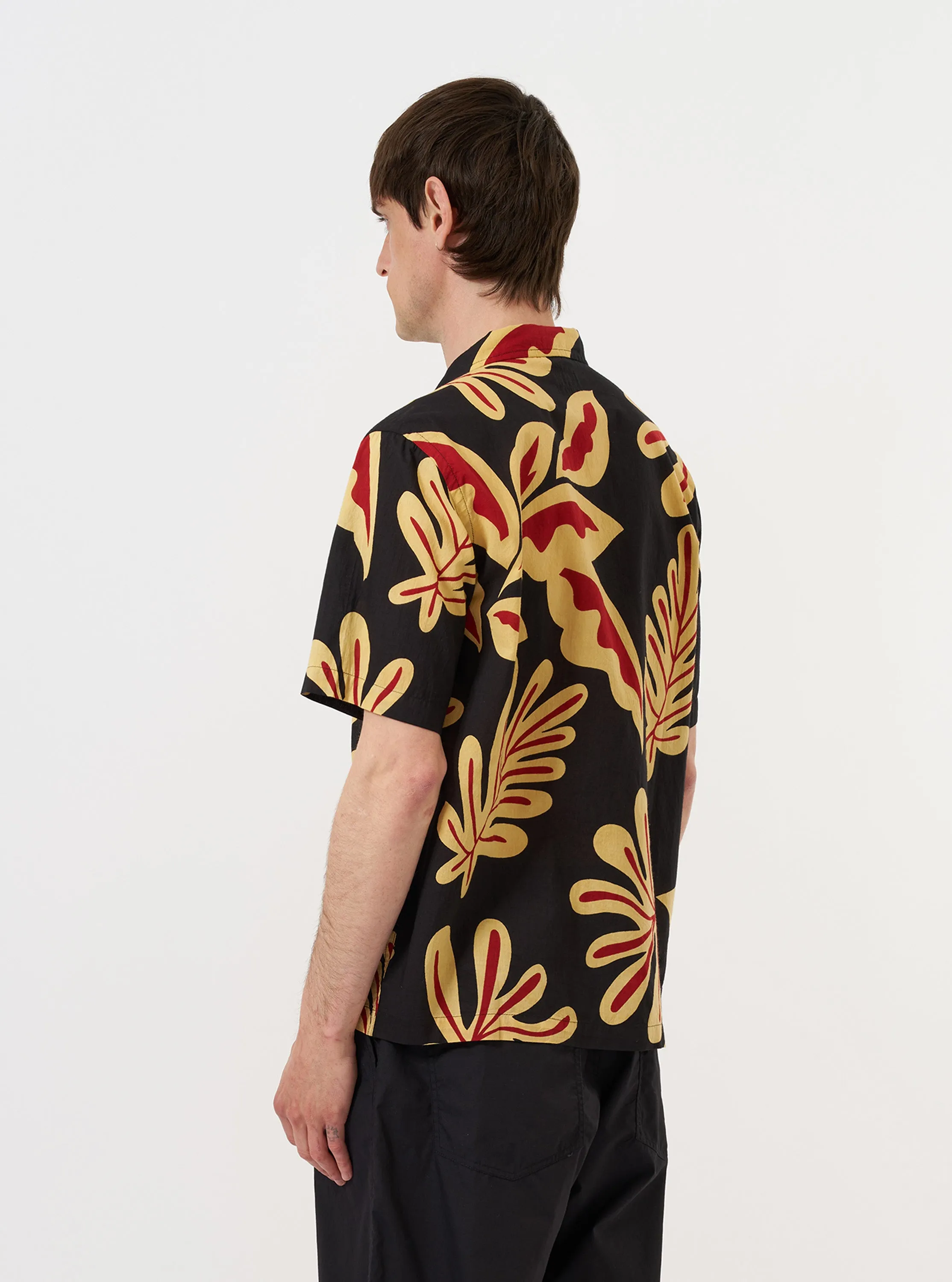Black Baja Print Road Shirt sold by Universal Works product image thumbnail 3