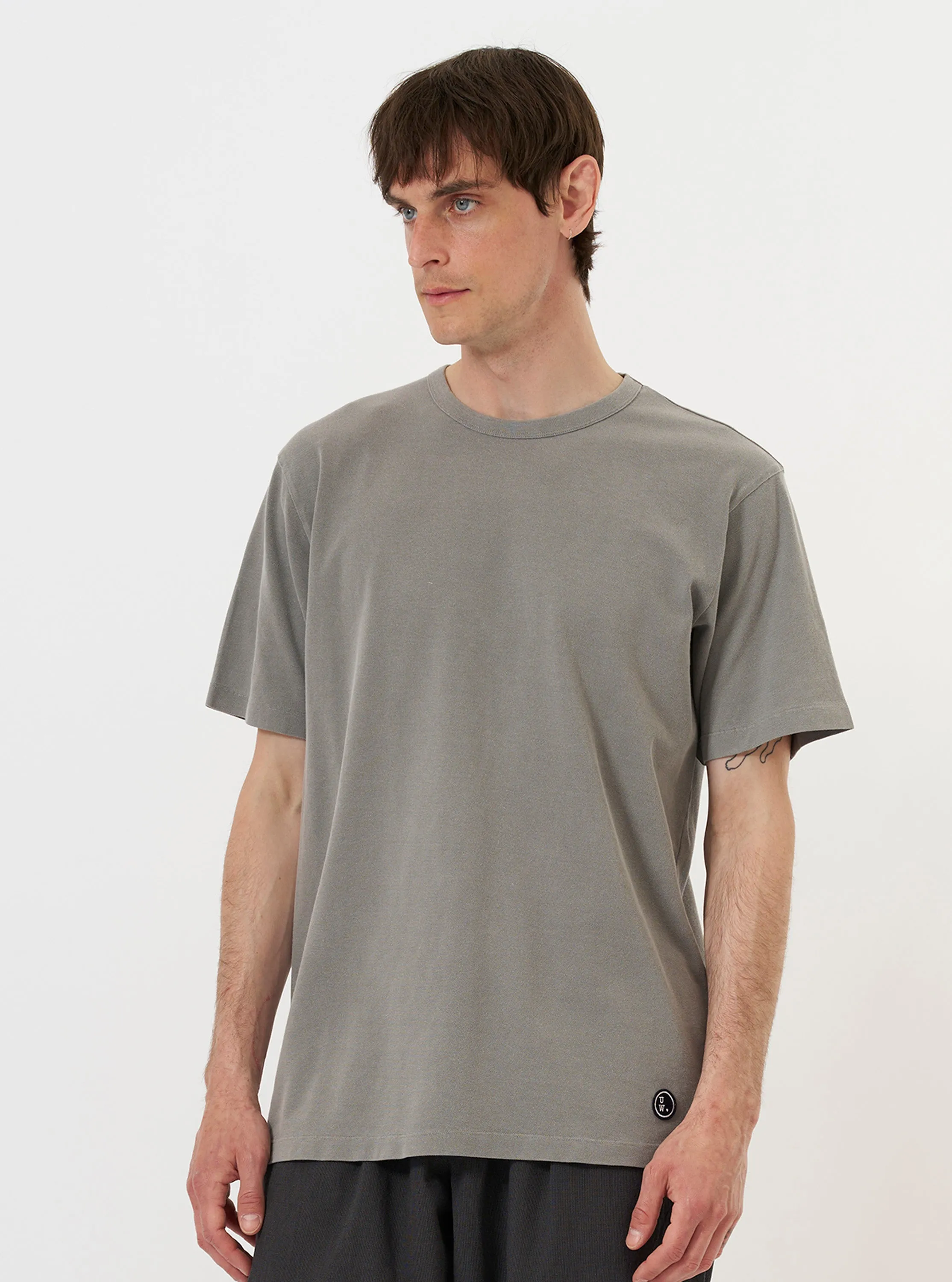 Mid Grey Piquet Core Tee sold by Universal Works product image thumbnail 2