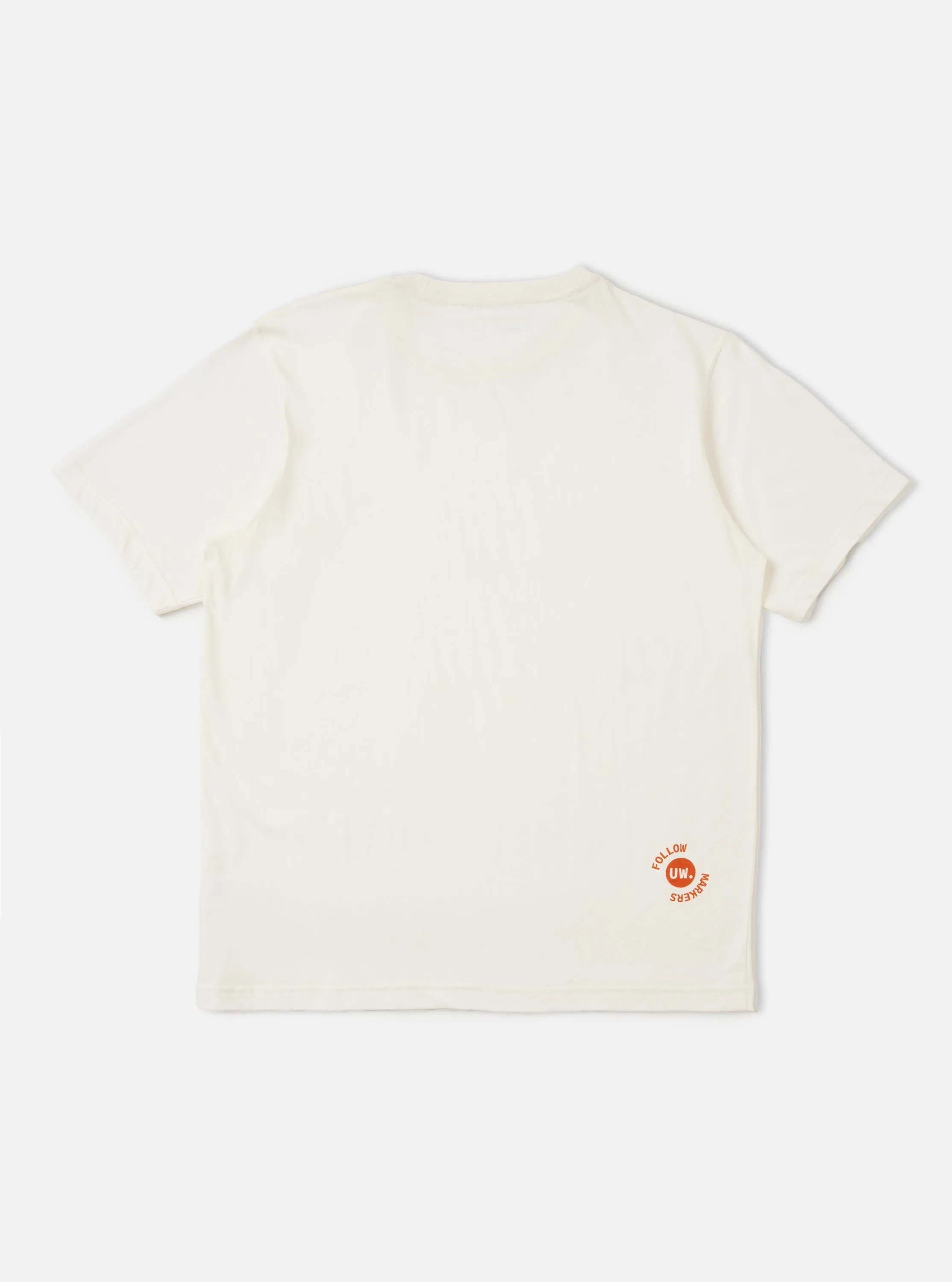 Ecru Single Jersey Trail Trail To Hotel Delux Tee sold by Universal Works product image thumbnail 5