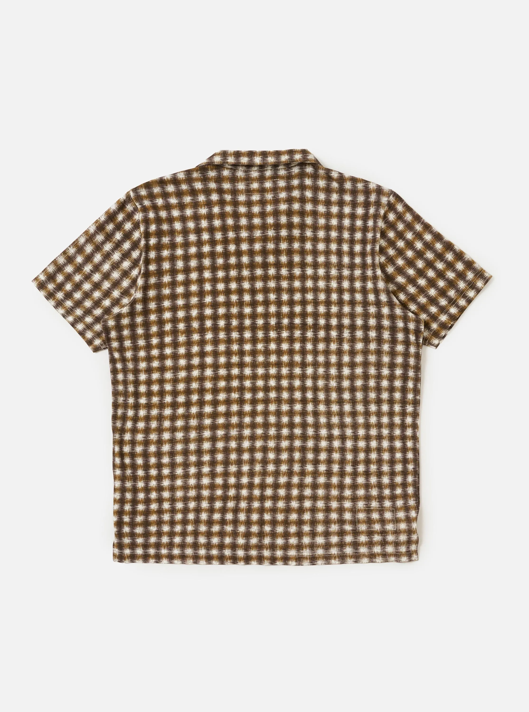Brown Sound Wave Jersey Vacation Polo sold by Universal Works product image thumbnail 5