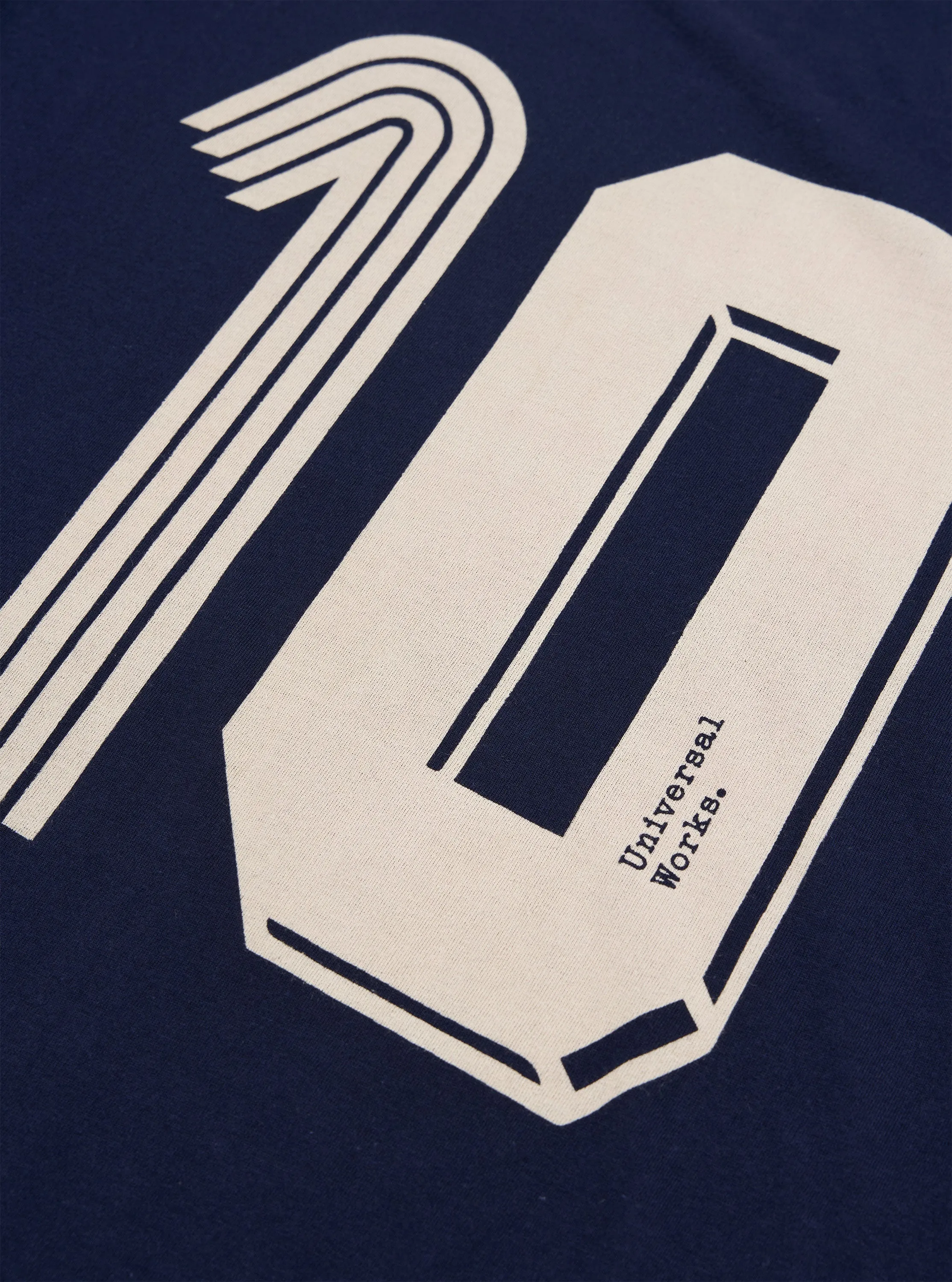 Navy Single Jersey Charity Football Tee sold by Universal Works product image thumbnail 2