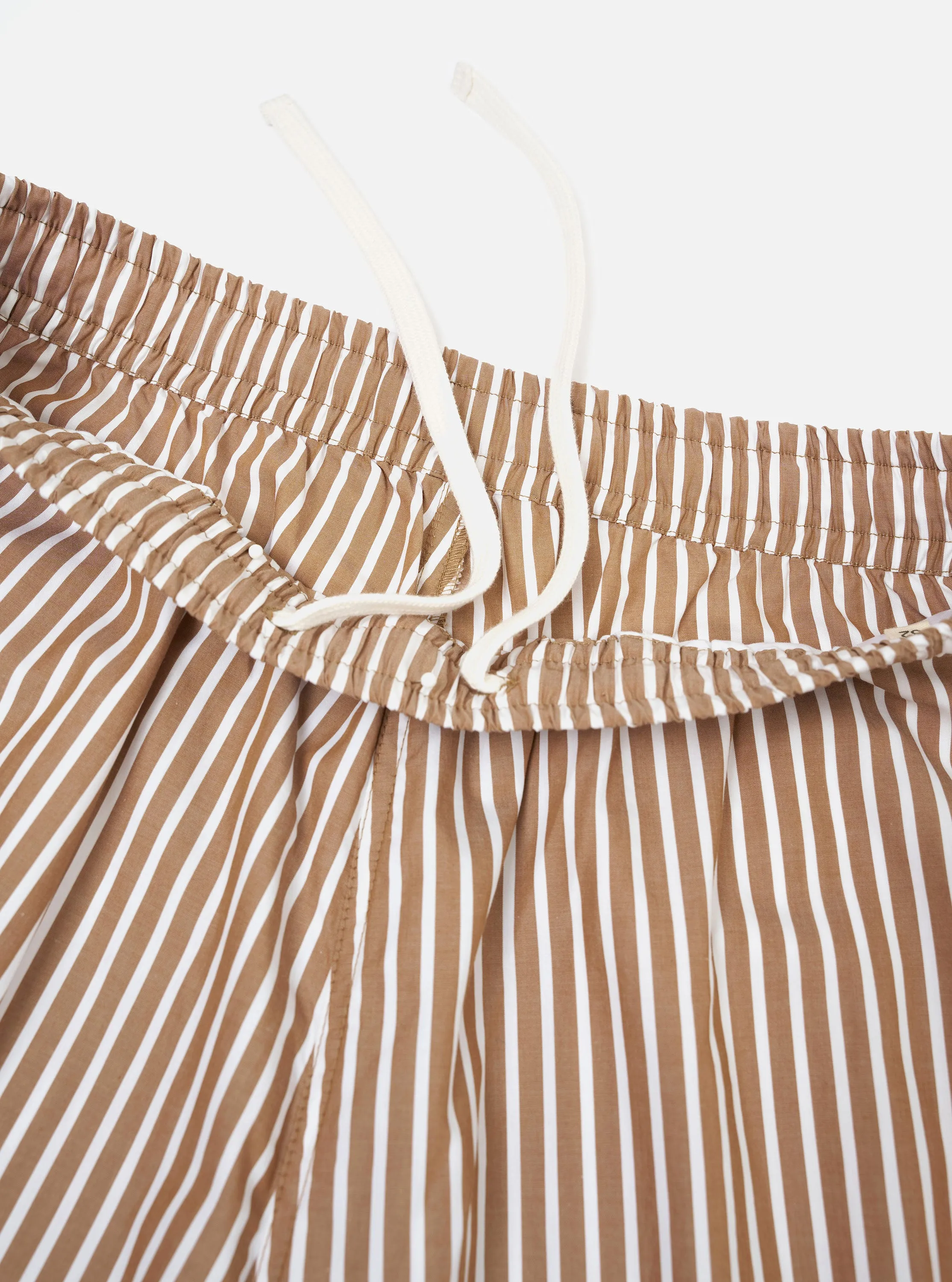 Brown/White Cotton Stripe Vacation Short sold by Universal Works product image thumbnail 5