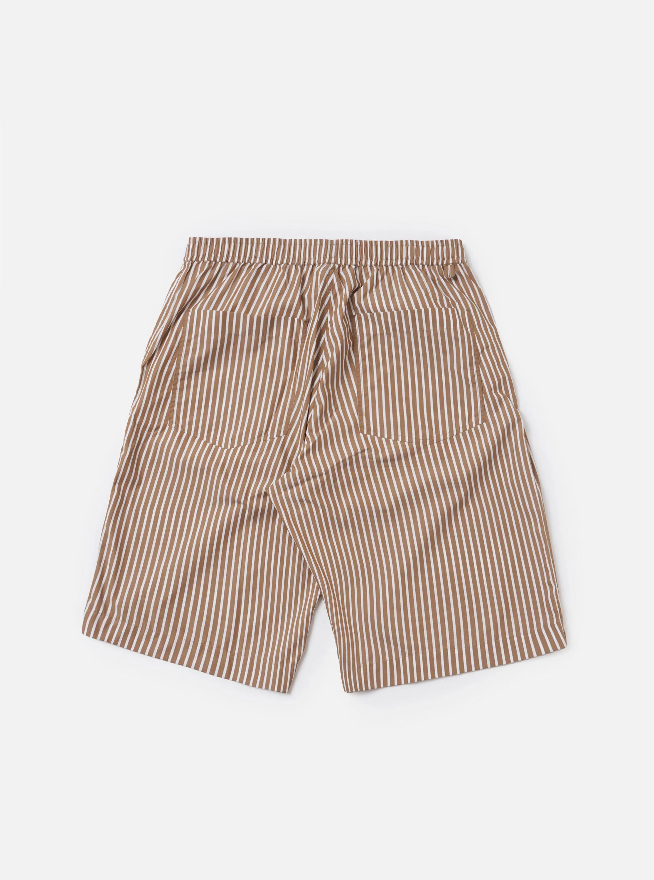 Brown/White Cotton Stripe Vacation Short sold by Universal Works product image thumbnail 3