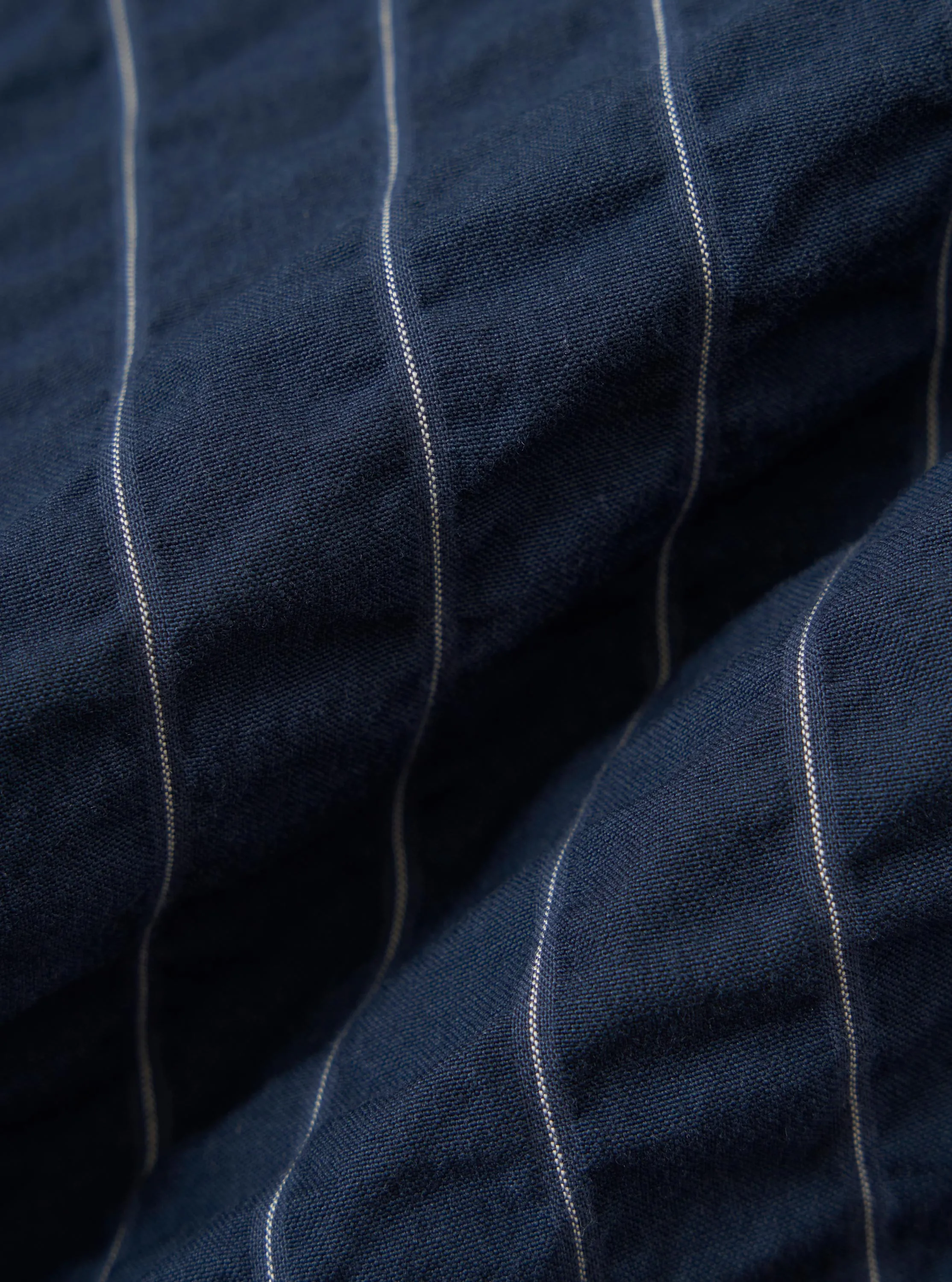 Navy Chester Stripe Pleated Track Pant sold by Universal Works product image thumbnail 2