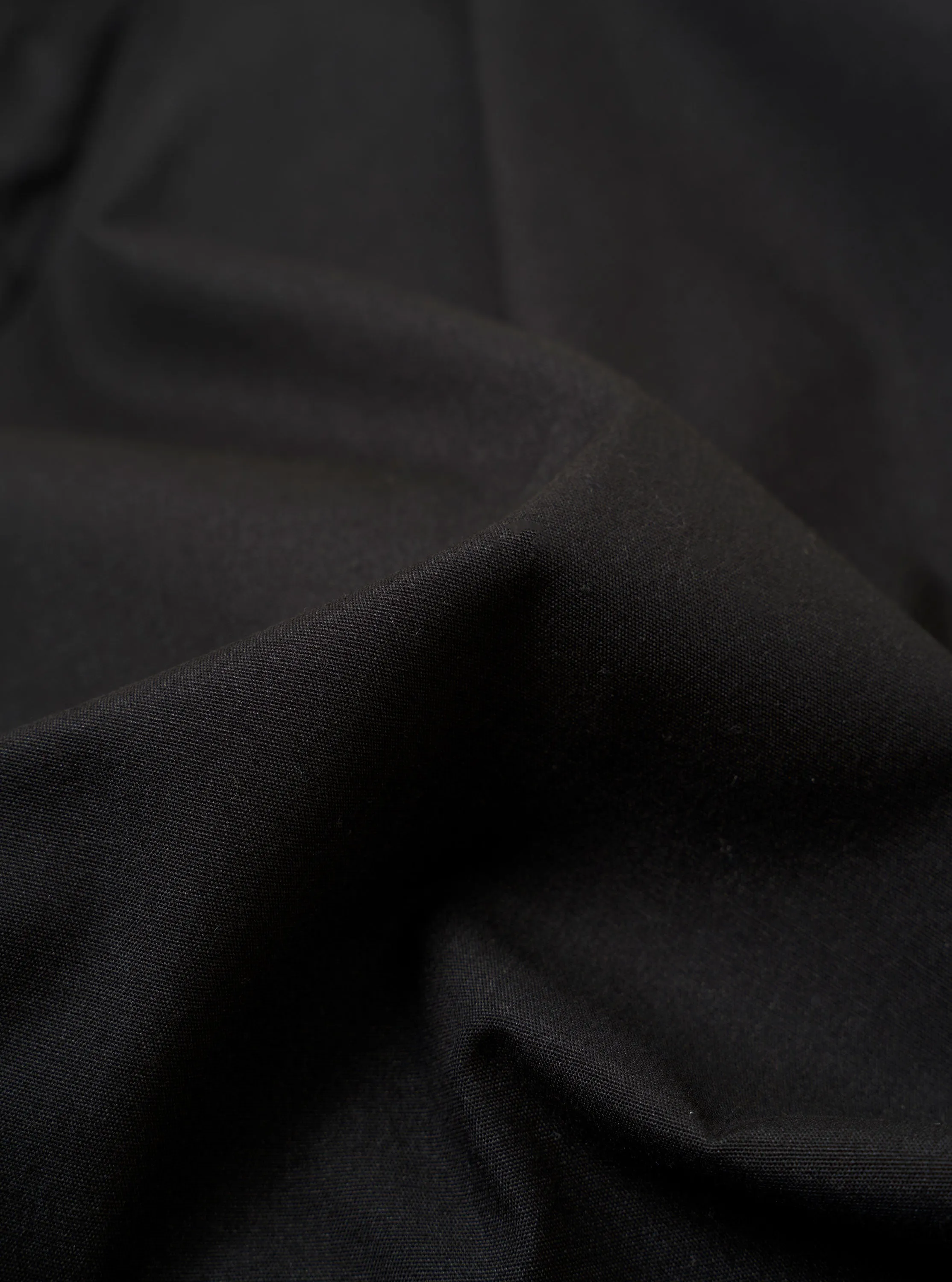 master-piece x Universal Works Black Recycled Polytech Pleated Track Short sold by Universal Works product image thumbnail 4