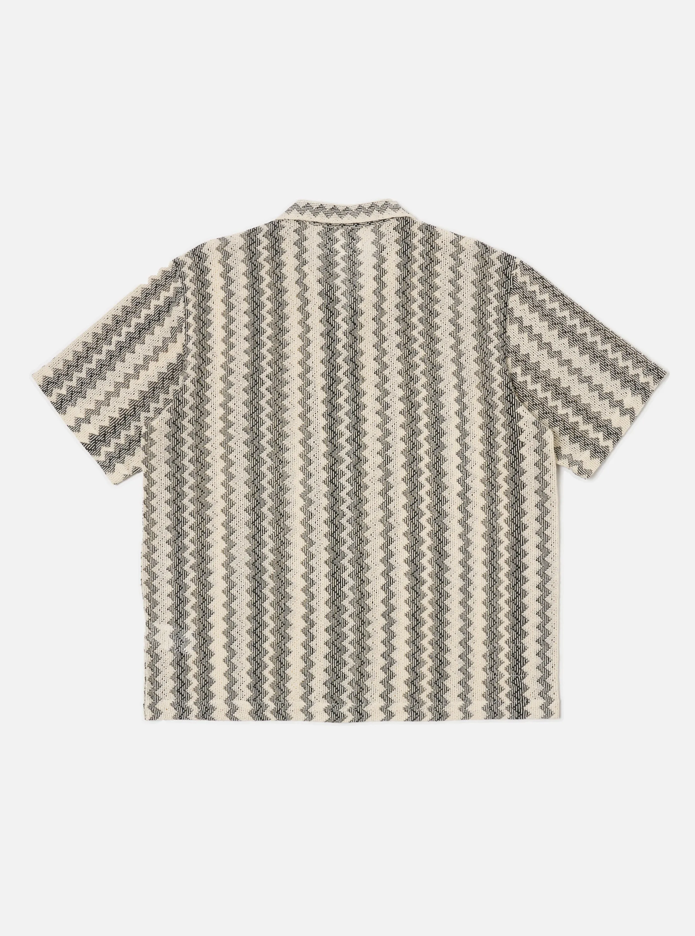 Charcoal Cotton Lattice Road Shirt sold by Universal Works product image thumbnail 4