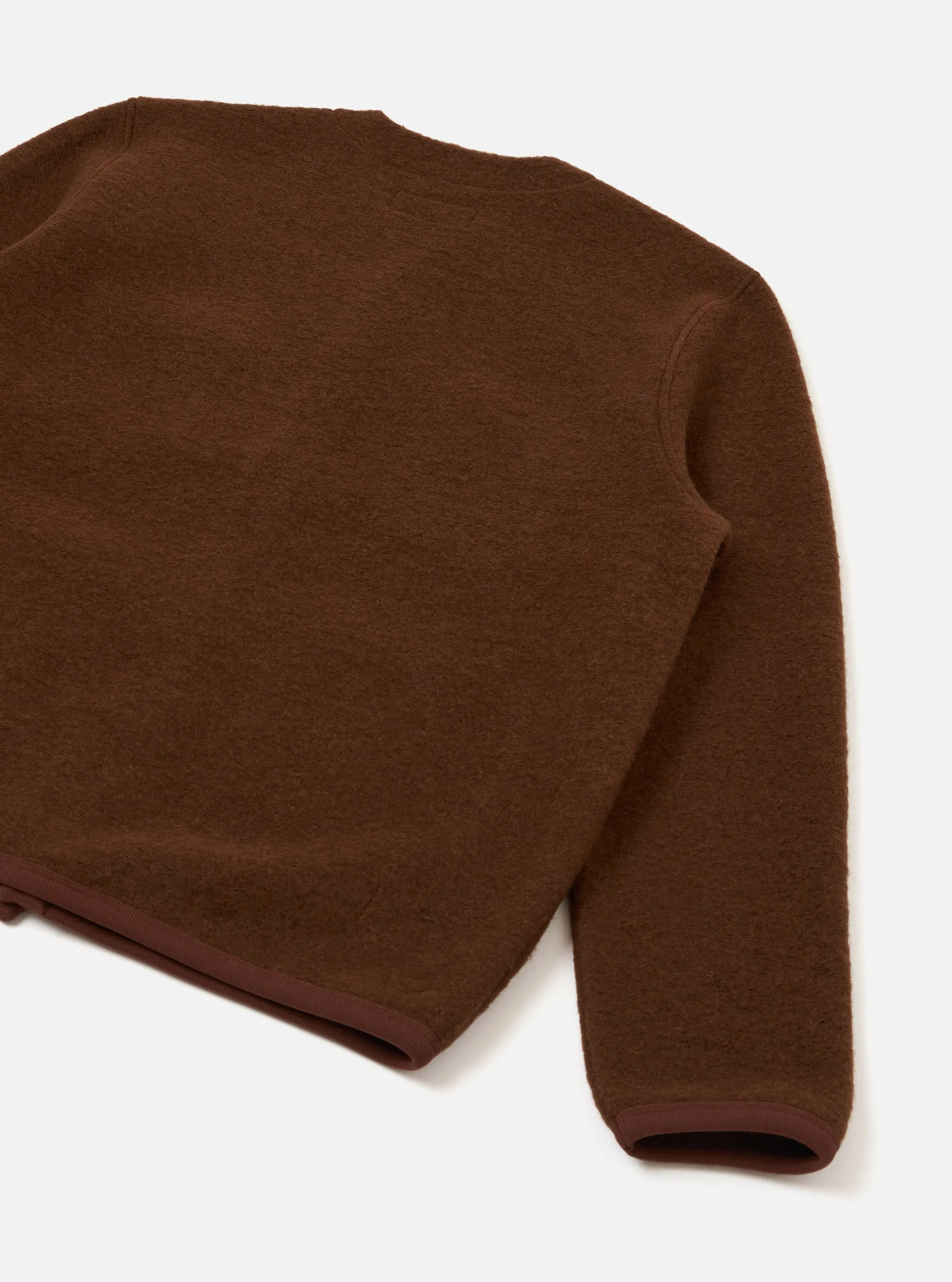 Cacao Wool Fleece Cardigan sold by Universal Works product image thumbnail 3