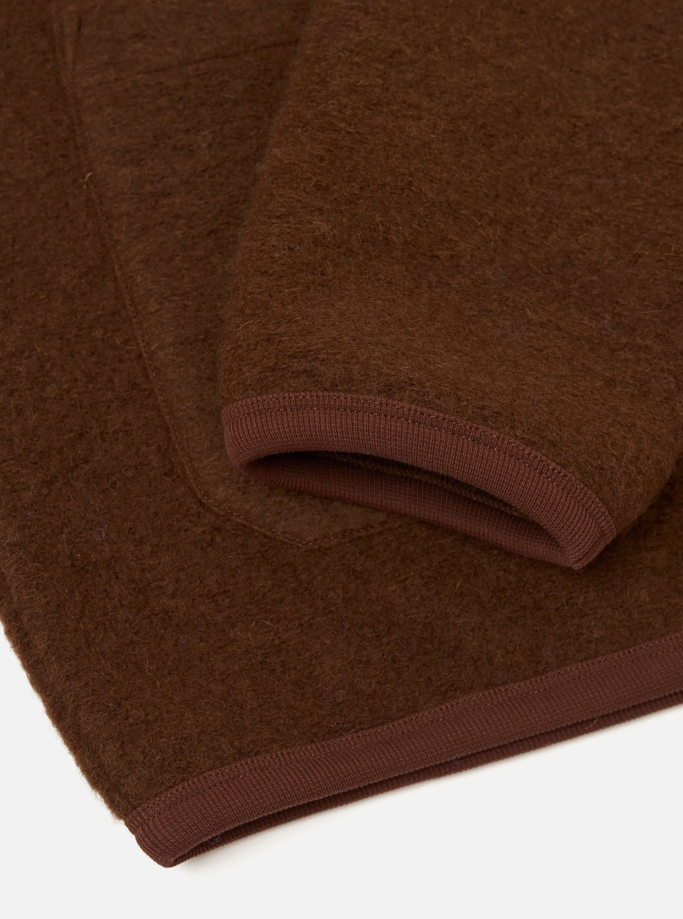 Cacao Wool Fleece Cardigan sold by Universal Works product image thumbnail 4