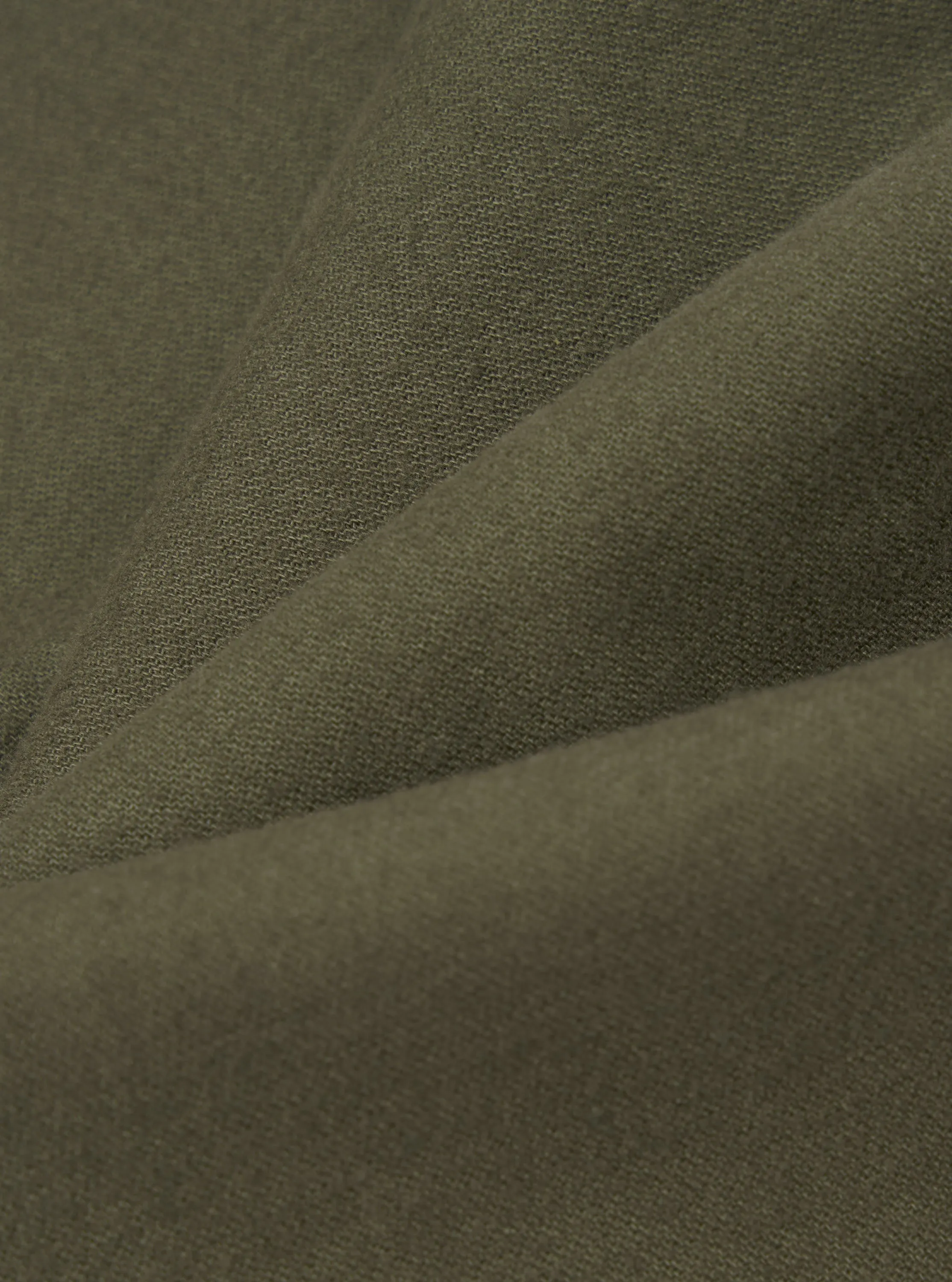Olive Brushed Moleskin Pleated Track Pant sold by Universal Works product image thumbnail 2