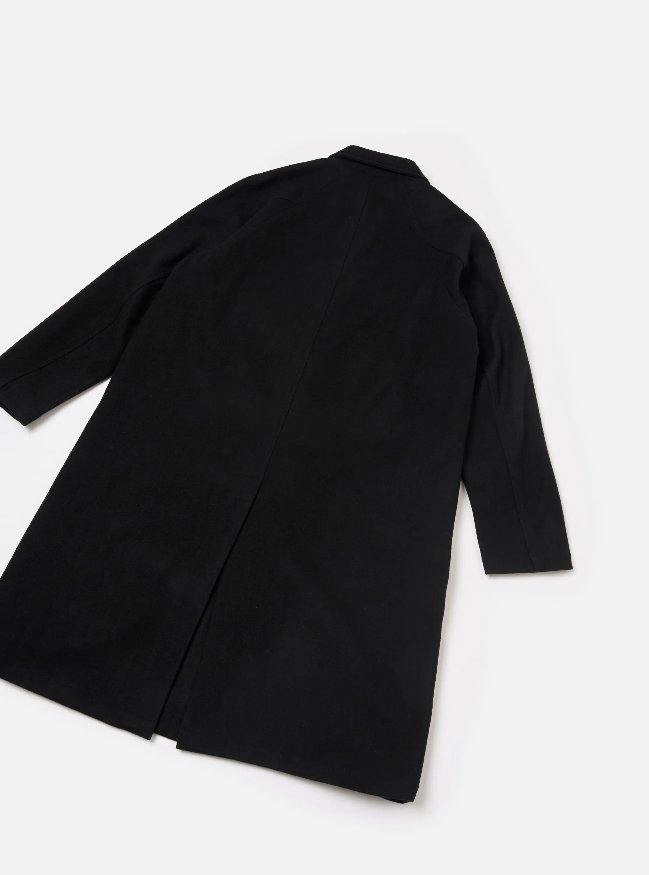 Black Mowbray Mac Coat sold by Universal Works product image thumbnail 3