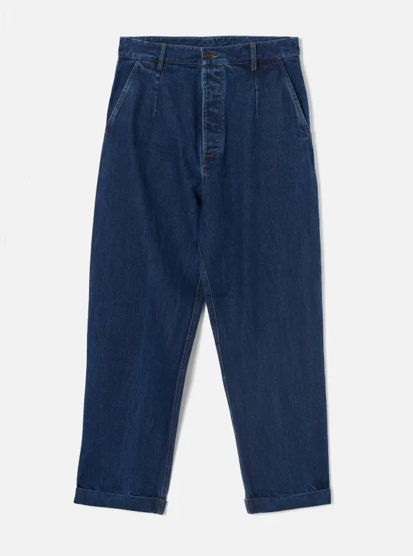 Indigo Work Denim Super Chino made by Universal Works