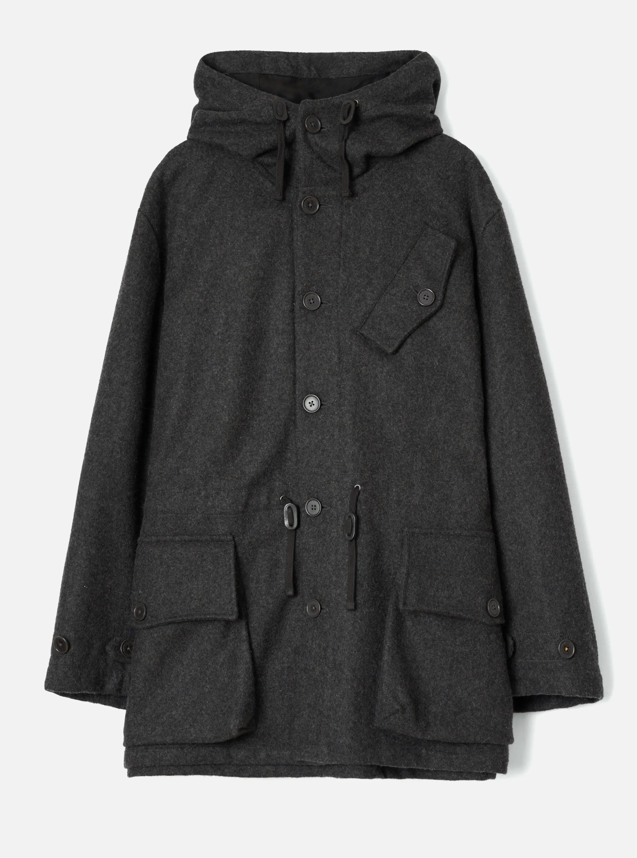 Grey Marl Mowbray Boston Parka sold by Universal Works