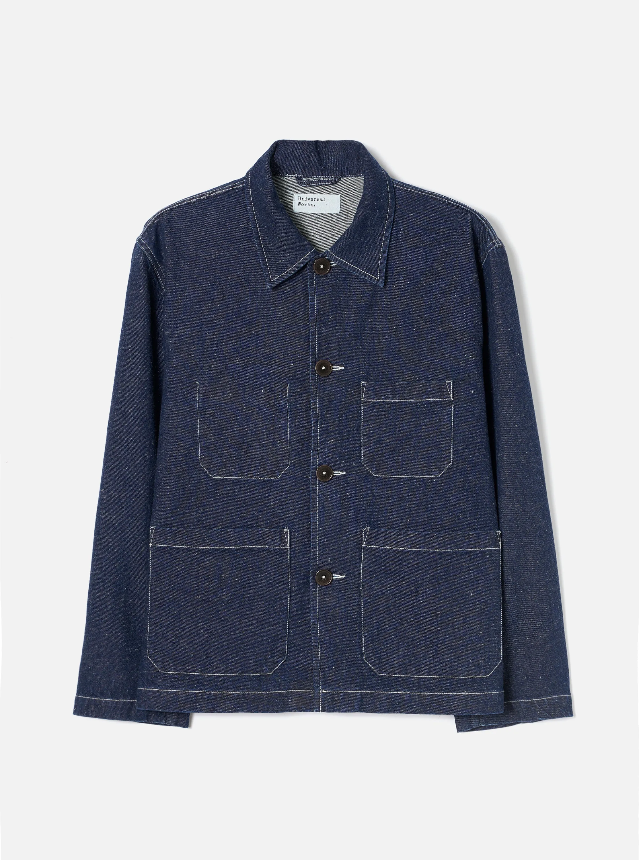 Indigo Future Denim Ives Jacket sold by Universal Works