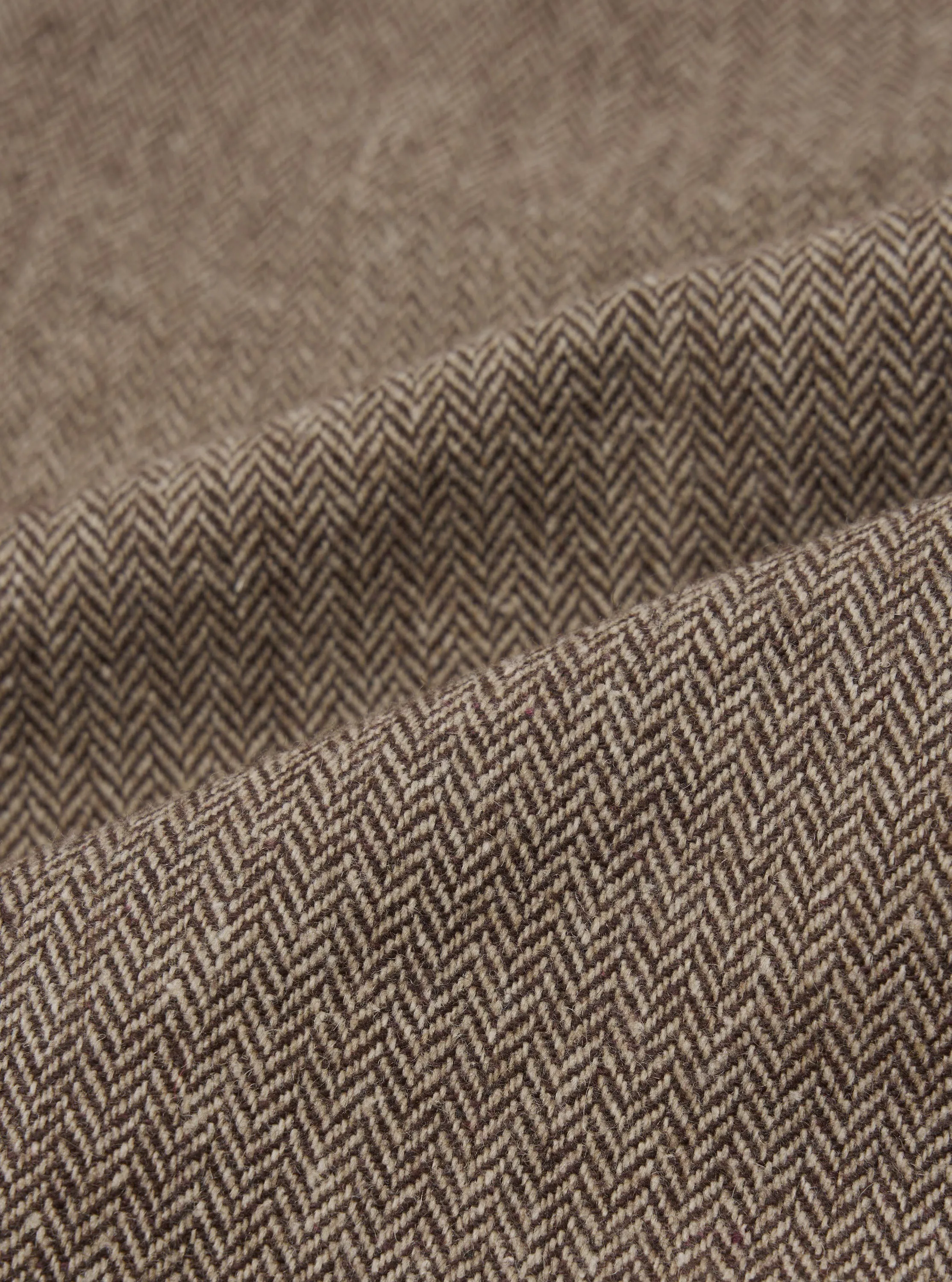 Brown Wool Herringbone Gillespie Pant sold by Universal Works product image thumbnail 2