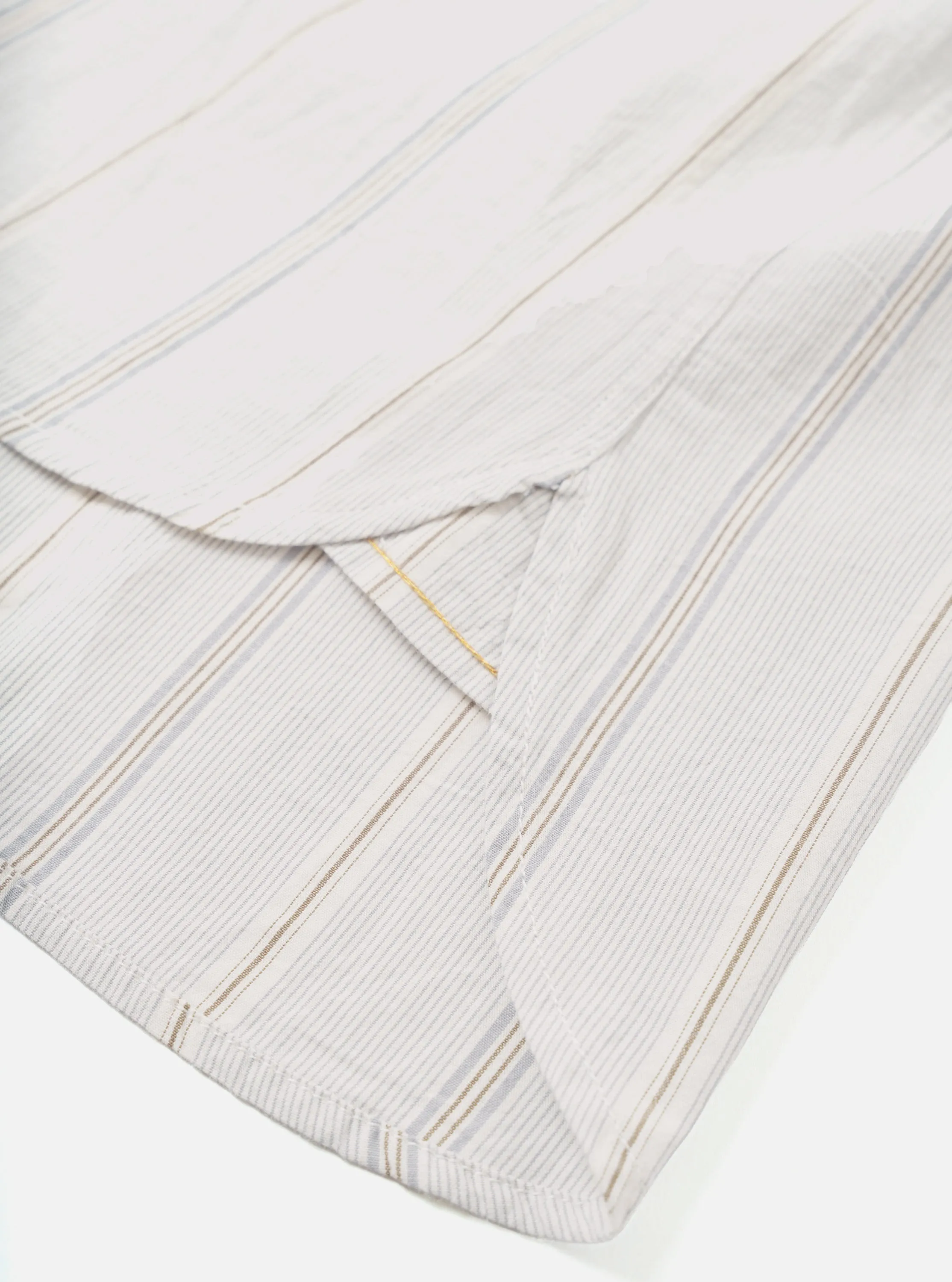 Dove Monk Organic Stripe Square Pocket Shirt sold by Universal Works product image thumbnail 4