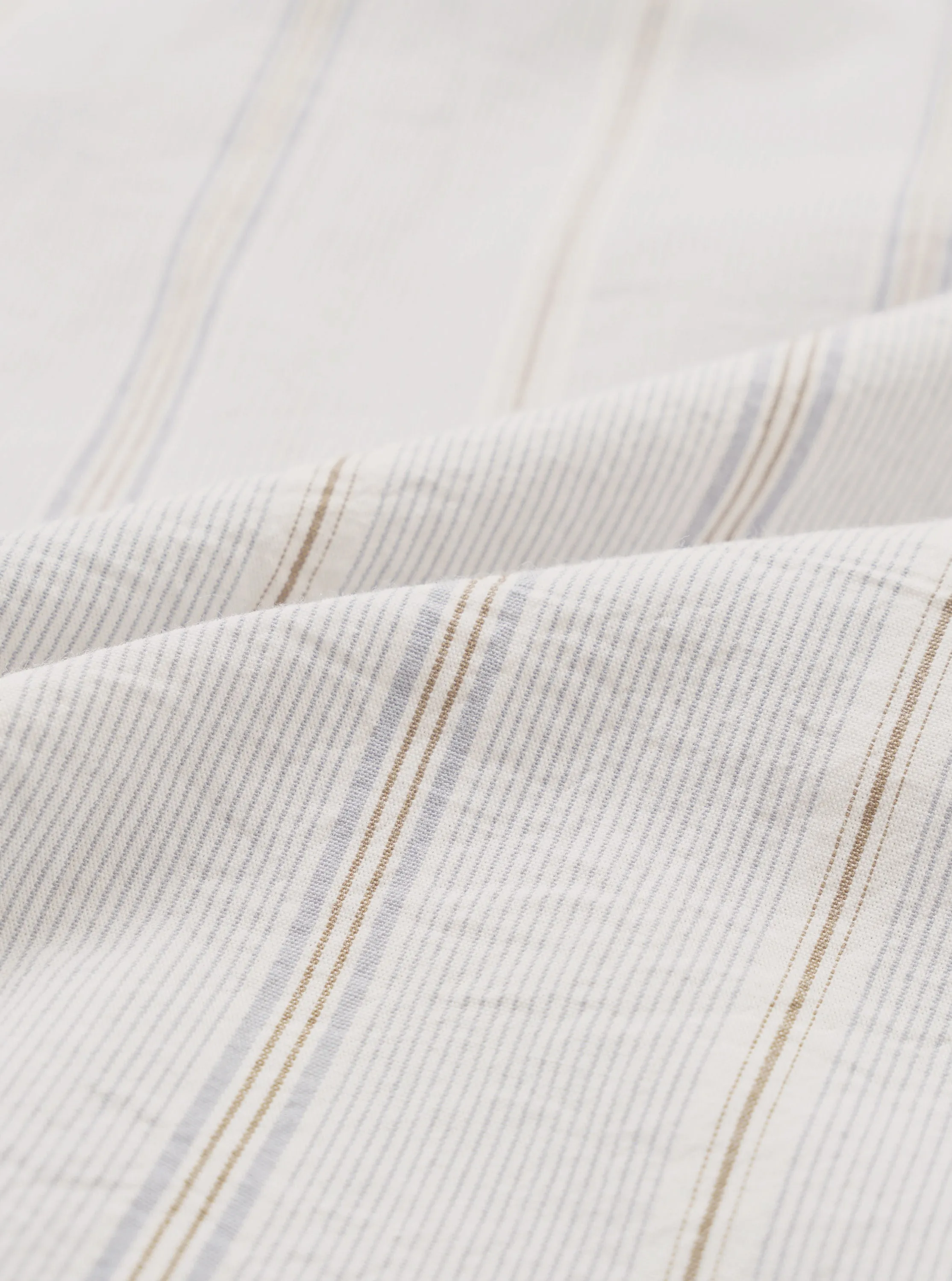 Dove Monk Organic Stripe Square Pocket Shirt sold by Universal Works product image thumbnail 2