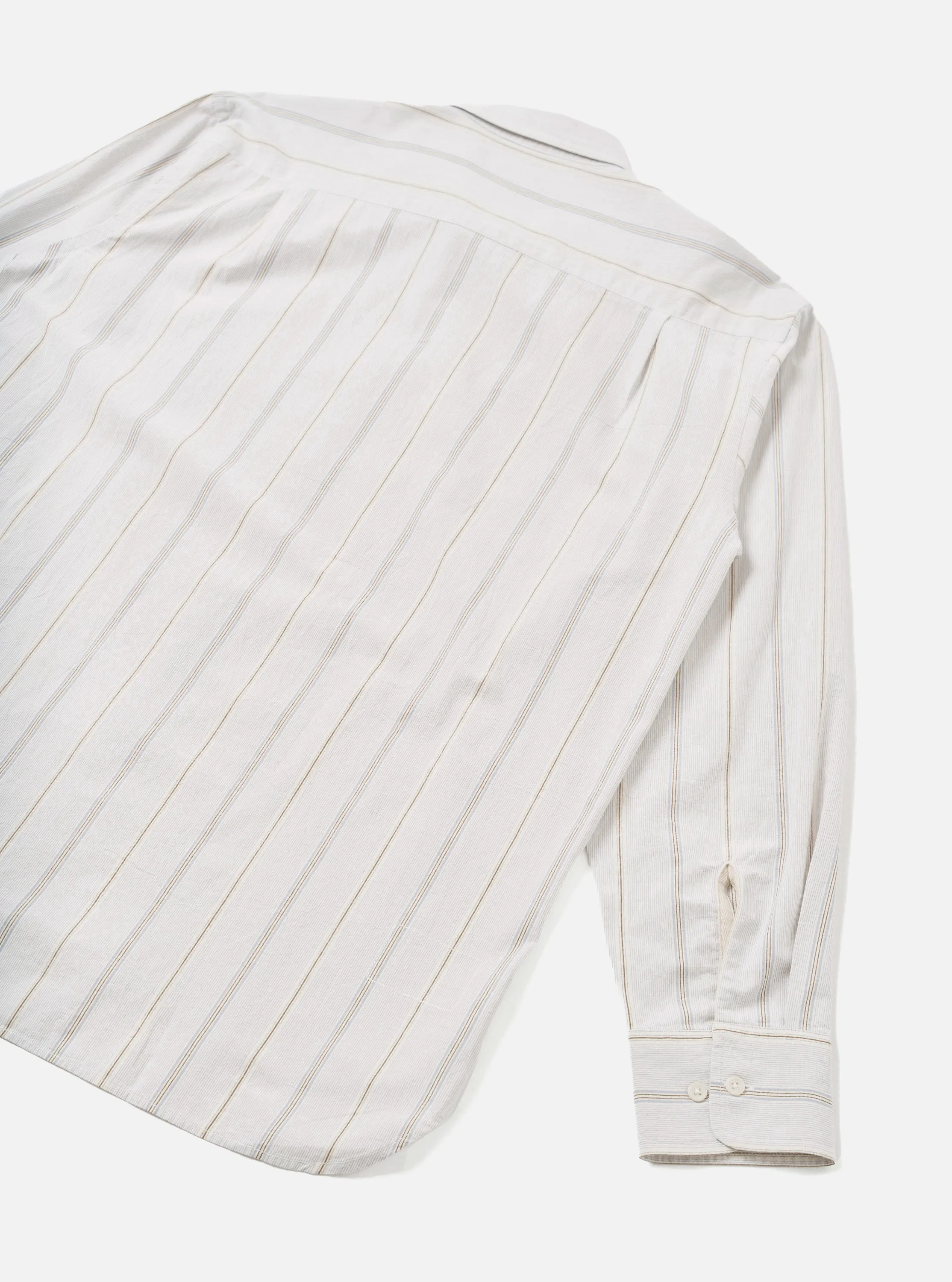 Dove Monk Organic Stripe Square Pocket Shirt sold by Universal Works product image thumbnail 3