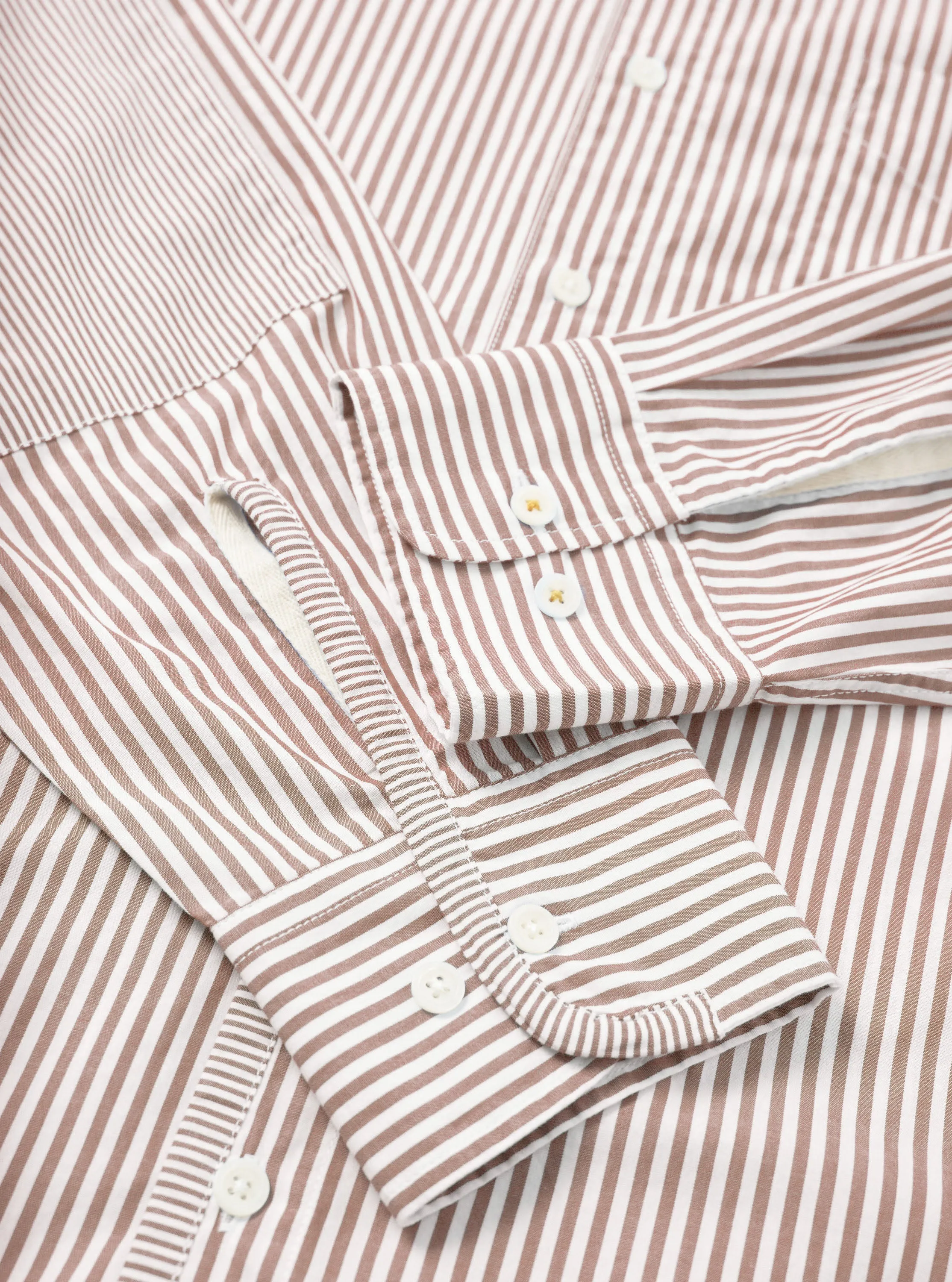 Brown Queens Cotton Patched Shirt sold by Universal Works product image thumbnail 5