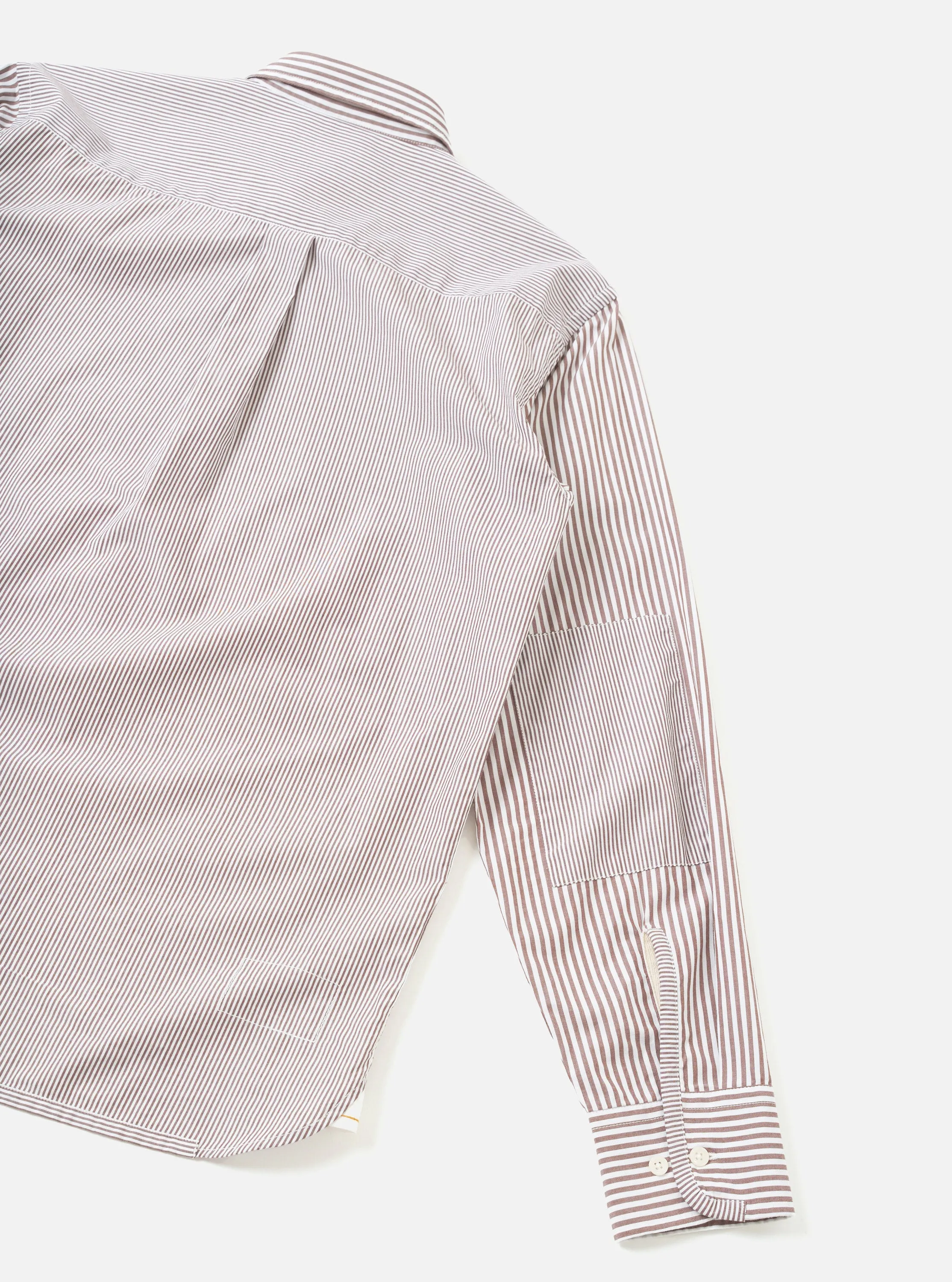 Brown Queens Cotton Patched Shirt sold by Universal Works product image thumbnail 3