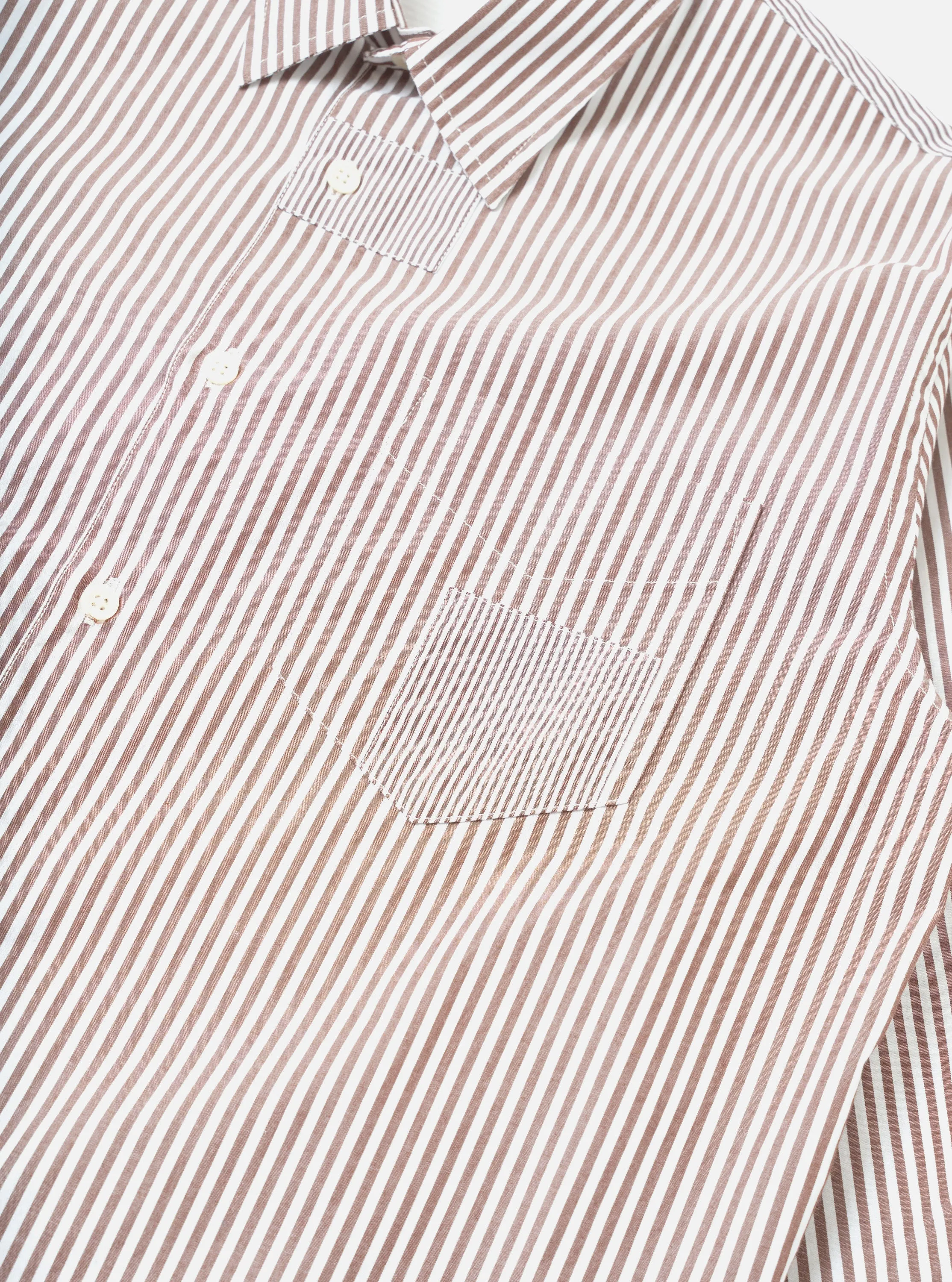 Brown Queens Cotton Patched Shirt sold by Universal Works product image thumbnail 4