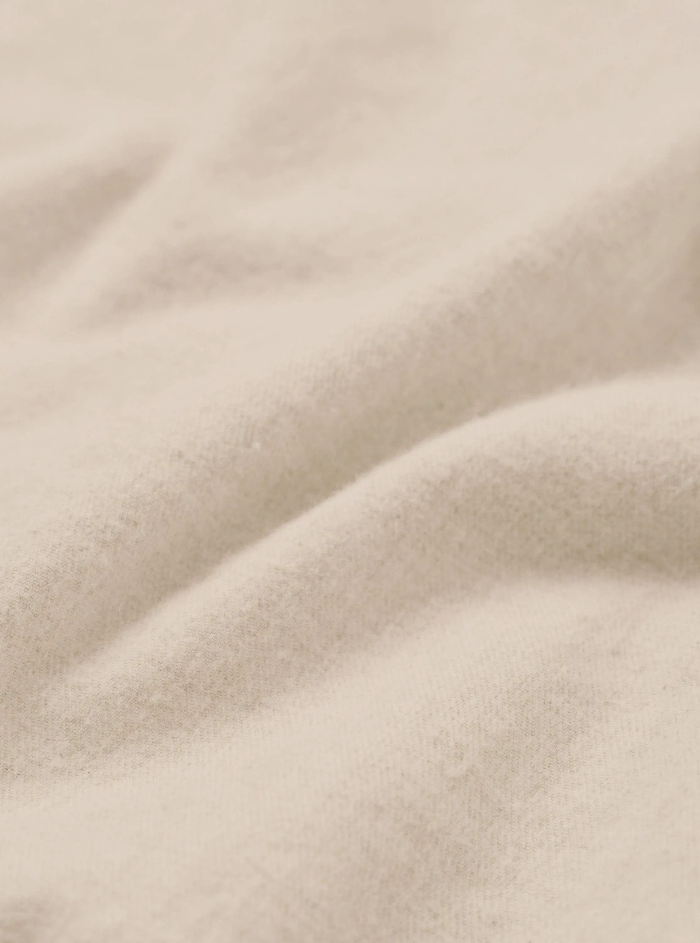 Ecru Brushed Flannel Square Pocket Shirt sold by Universal Works product image thumbnail 2