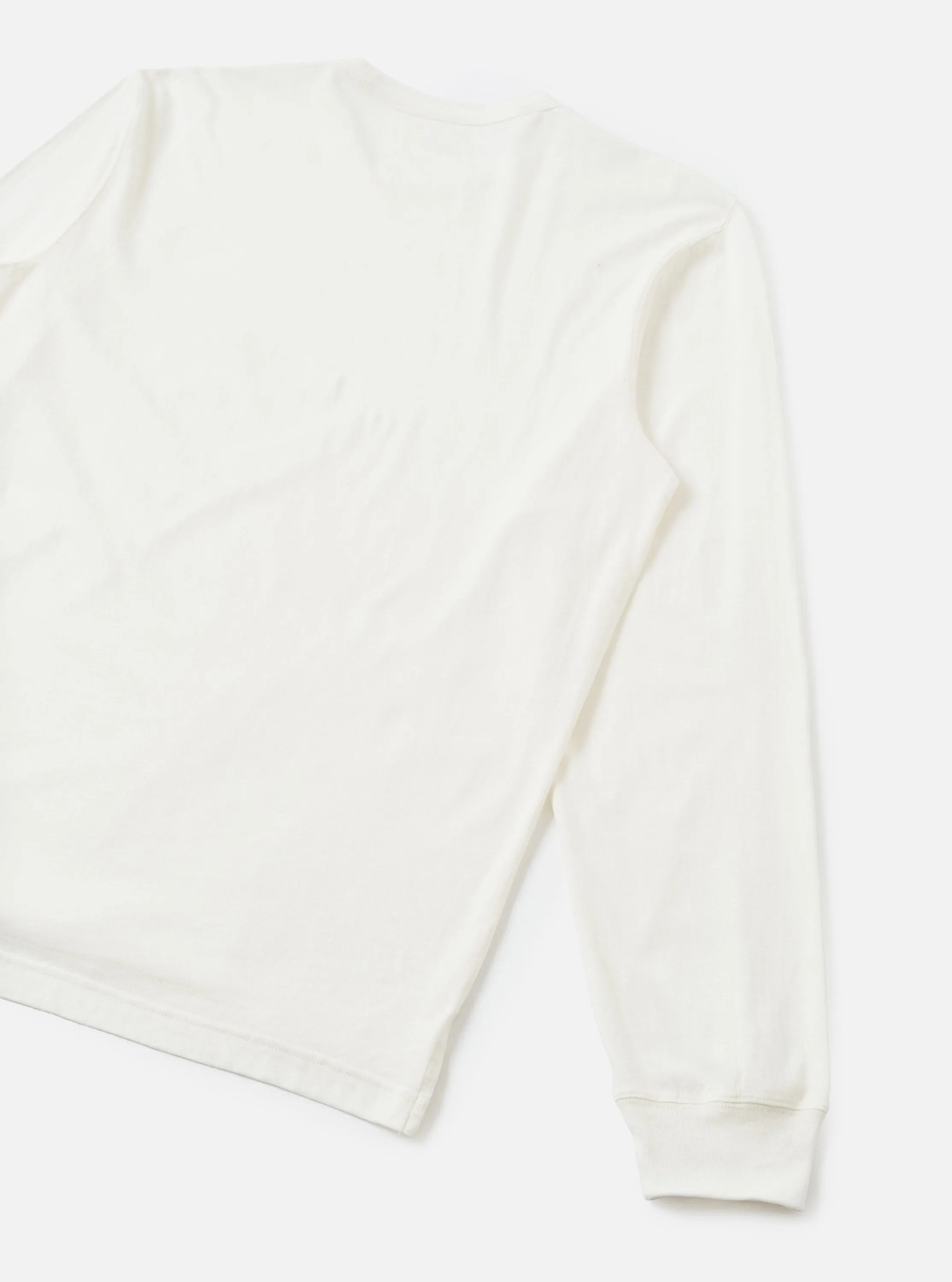 Ecru Single Jersey L/S Core Pocket Tee sold by Universal Works product image thumbnail 3