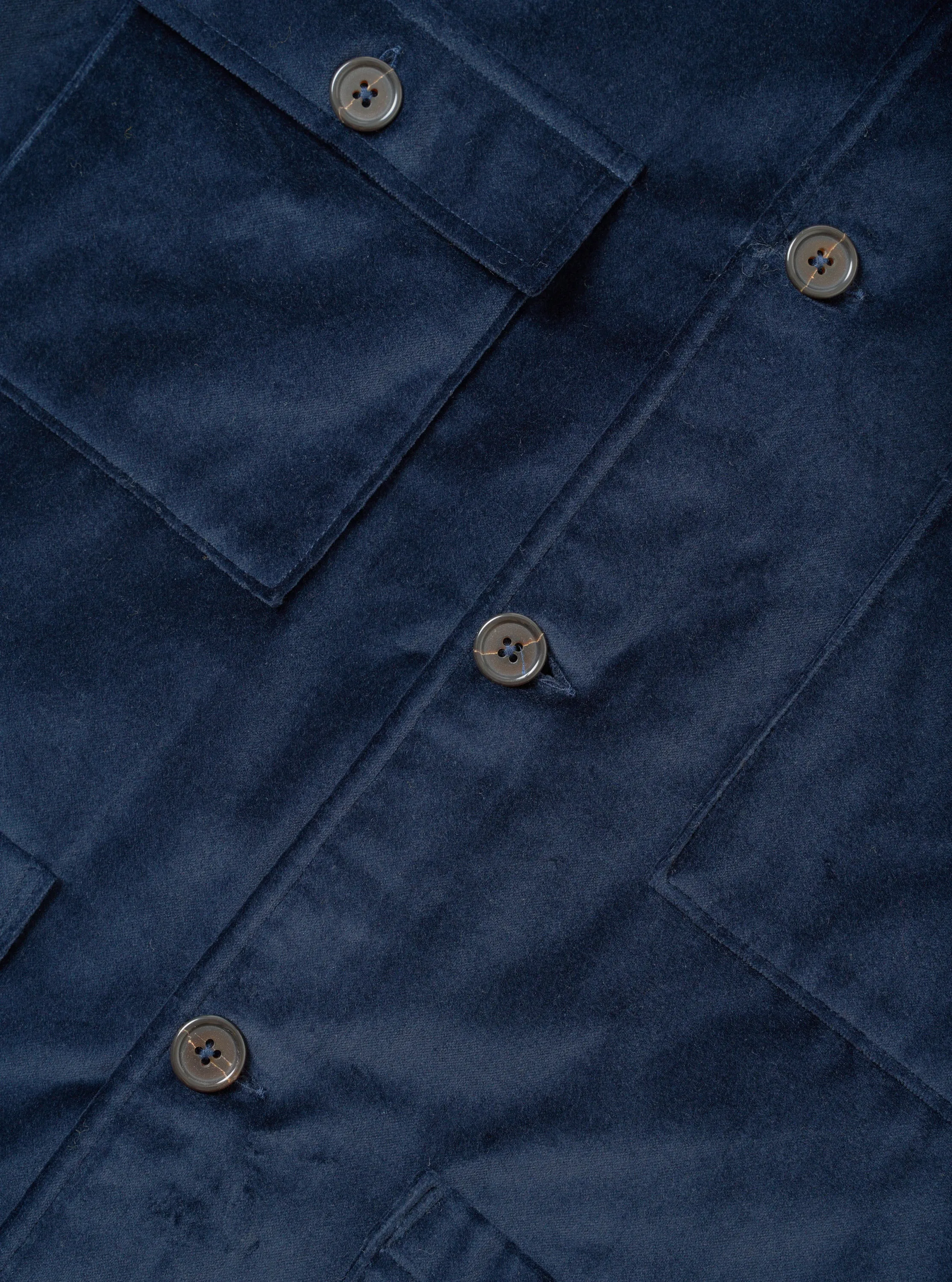 Navy CPH Velvet Dockside sold by Universal Works product image thumbnail 4