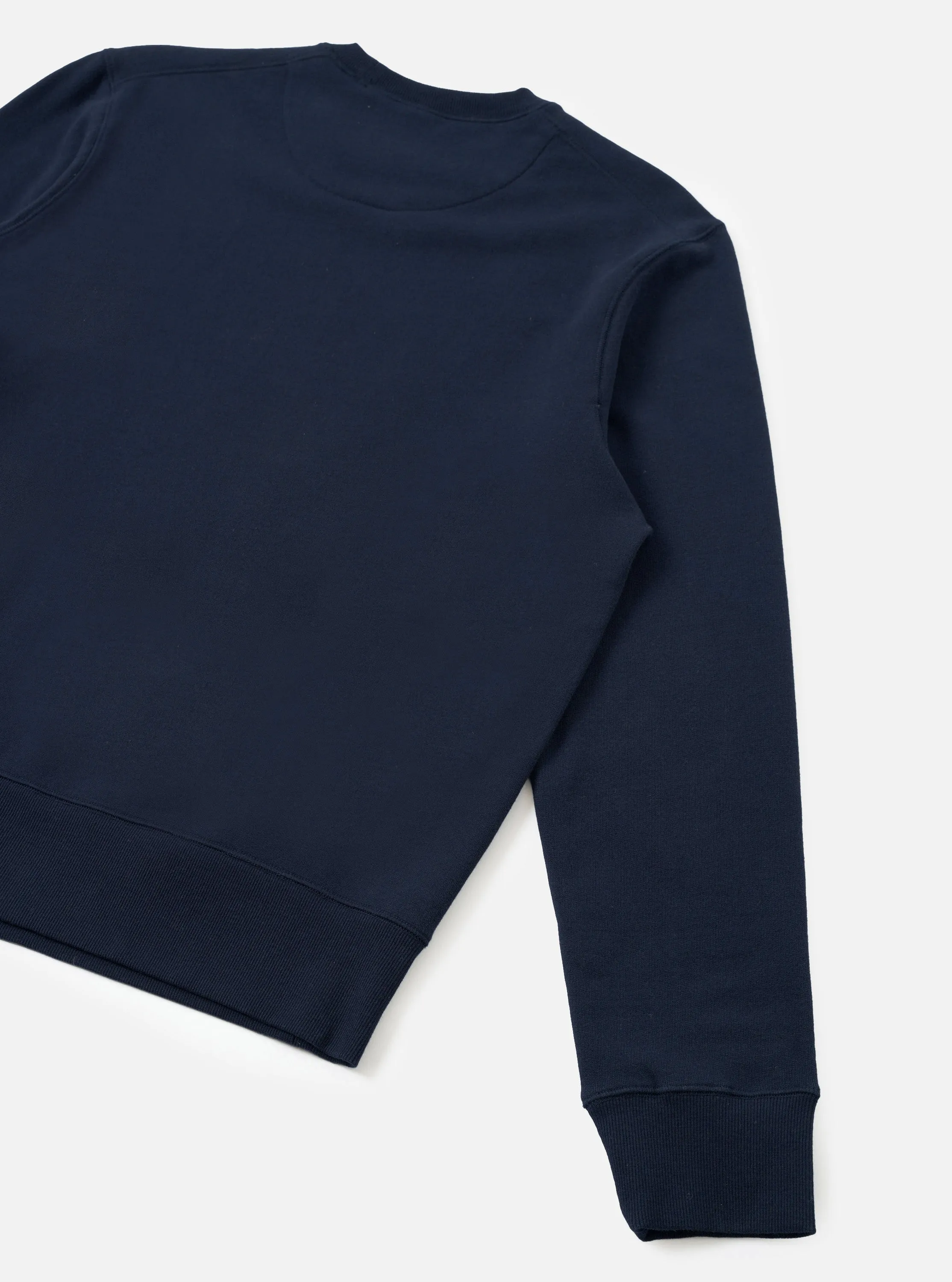 Navy Brush Back Sweat Core Sweatshirt sold by Universal Works product image thumbnail 3
