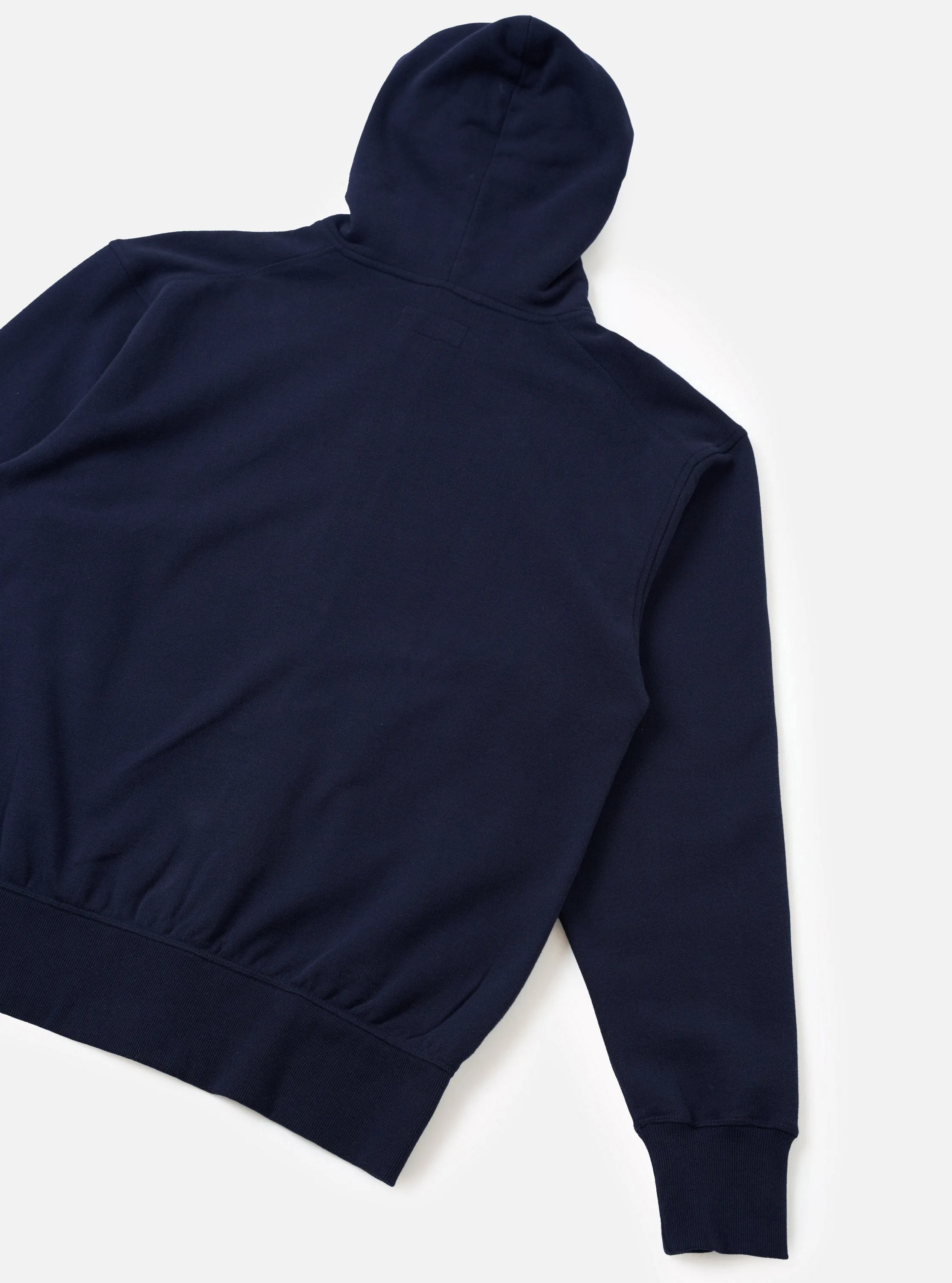 Navy Brush Back Sweat Core Hoody sold by Universal Works product image thumbnail 3