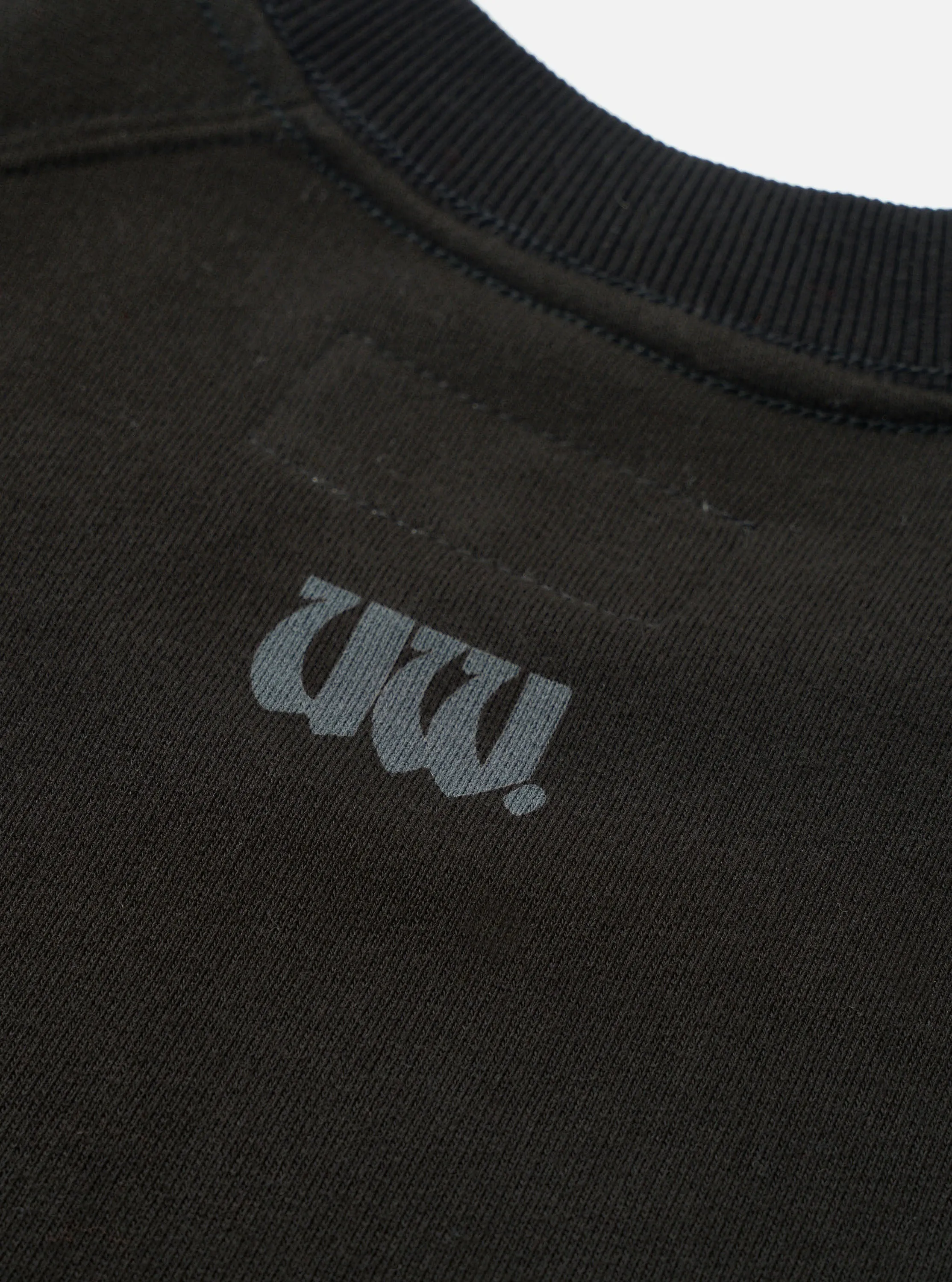 Black Brush Back Sweat UW UW Print Raglan Sweatshirt sold by Universal Works product image thumbnail 4