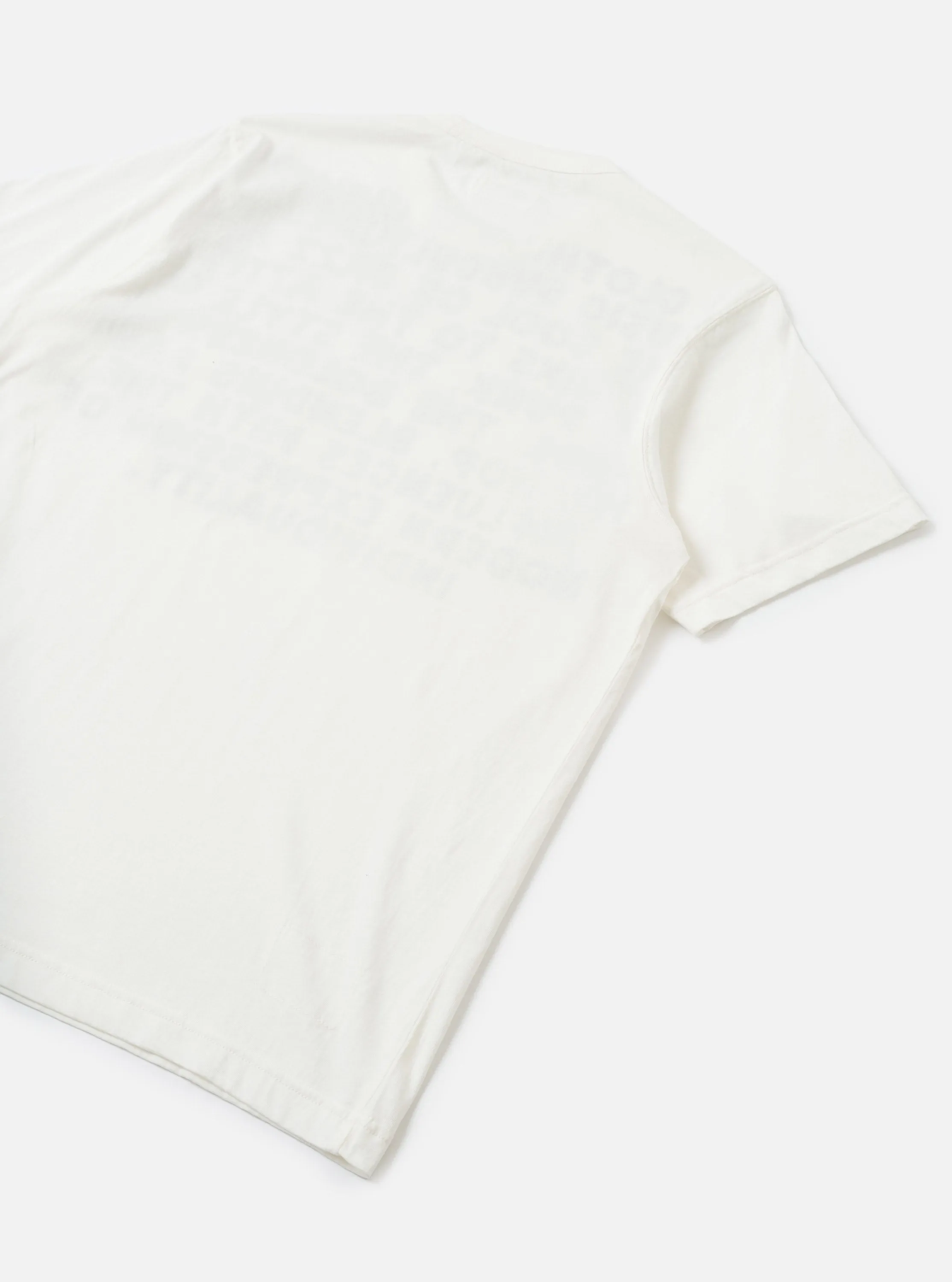 Ecru Single Jersey Jazz Cool Of Jazz Core Pocket Tee sold by Universal Works product image thumbnail 3