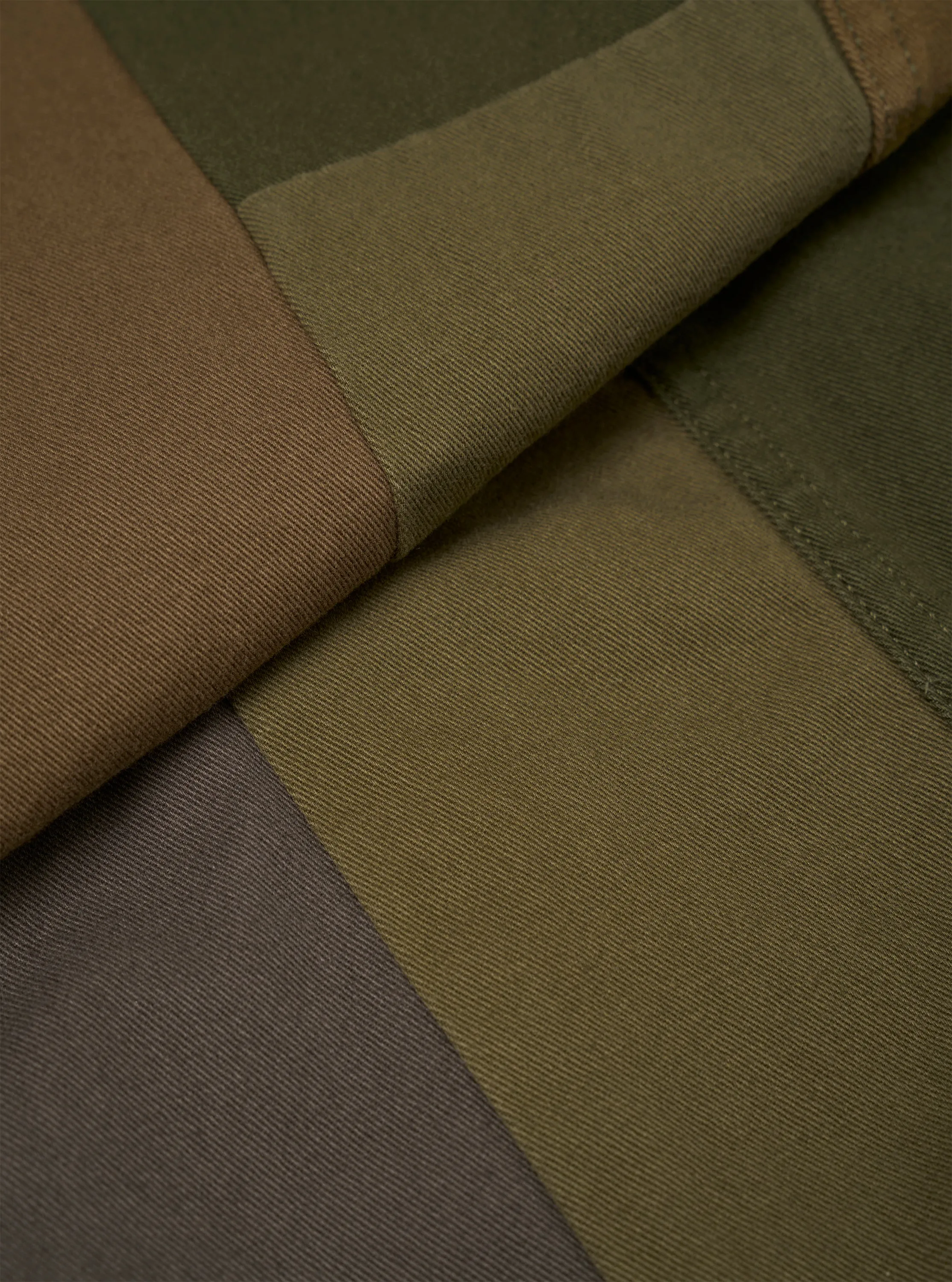 Olive Patchwork Twill MW Fatigue Jacket sold by Universal Works product image thumbnail 2