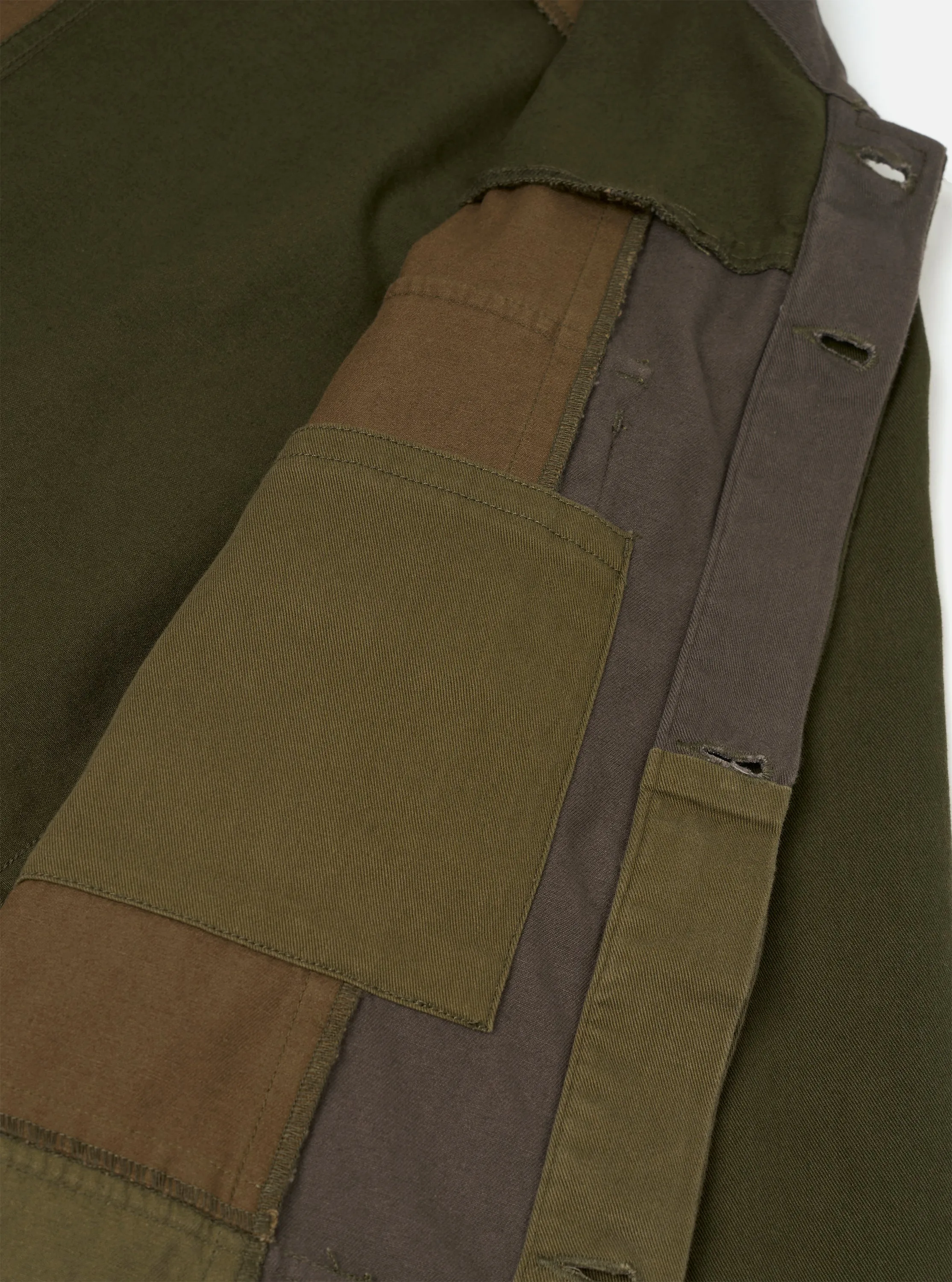 Olive Patchwork Twill MW Fatigue Jacket sold by Universal Works product image thumbnail 5