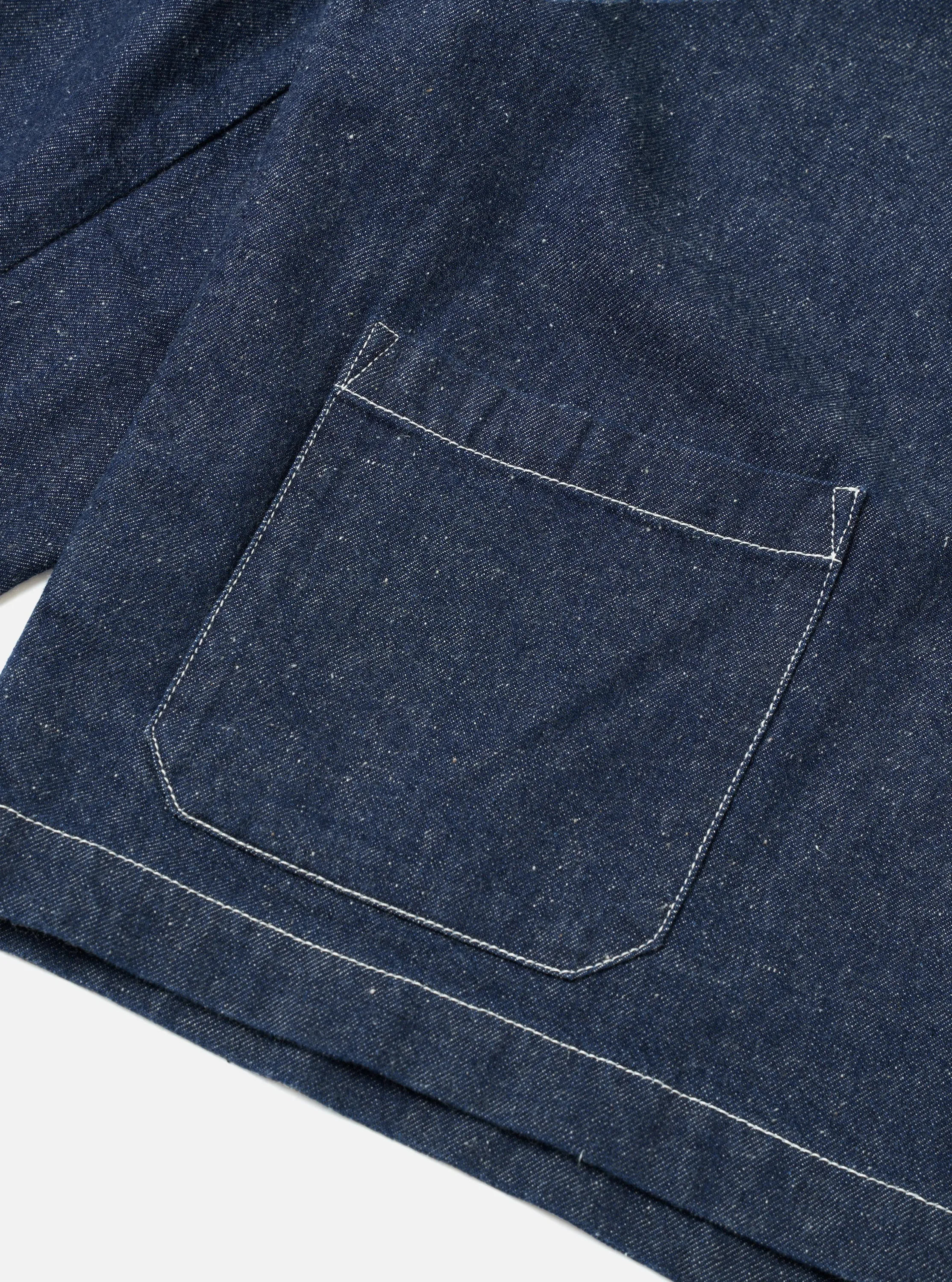 Indigo Future Denim Patch Ives Jacket sold by Universal Works product image thumbnail 4