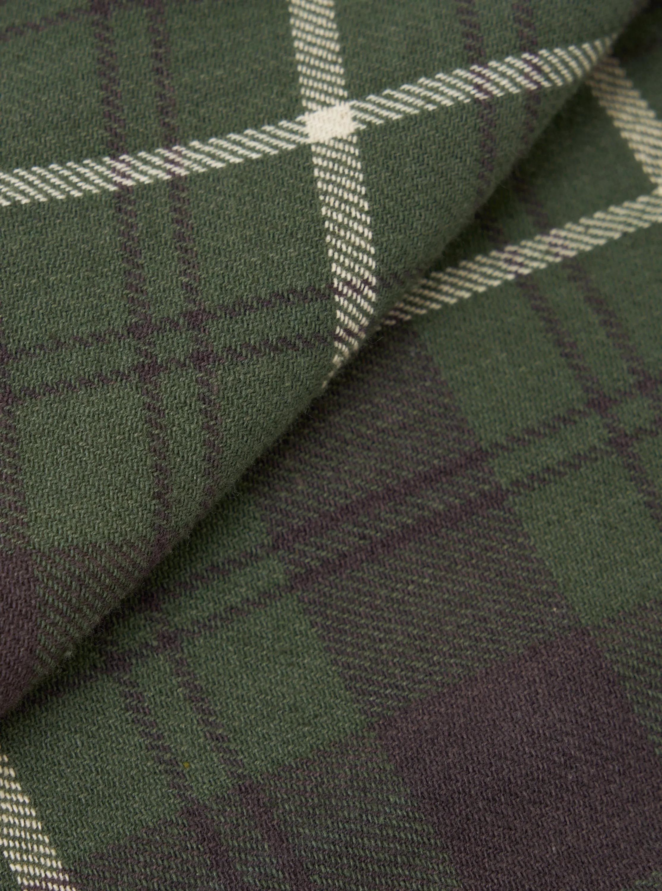 Olive Washed Check L/S Utility Shirt sold by Universal Works product image thumbnail 2