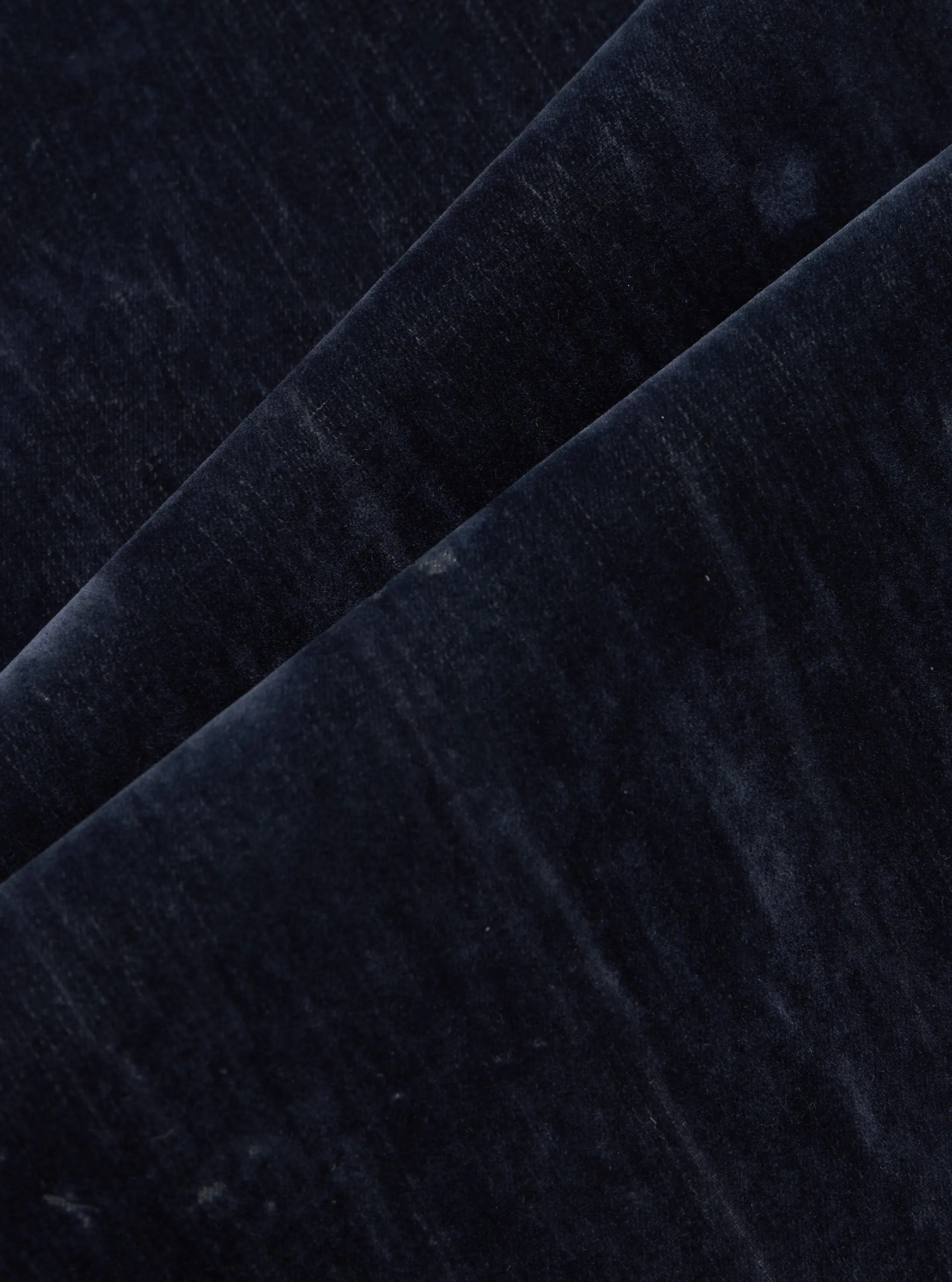 Navy Flock Chambray Pleated Track Pant sold by Universal Works product image thumbnail 2