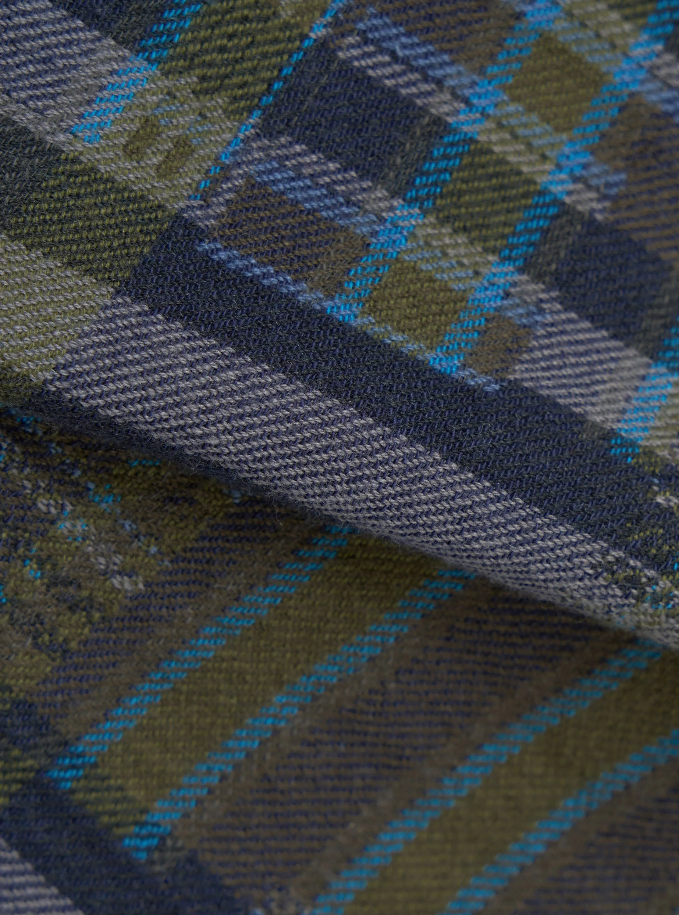 Olive Shadows Check Fatigue Shirt sold by Universal Works product image thumbnail 2