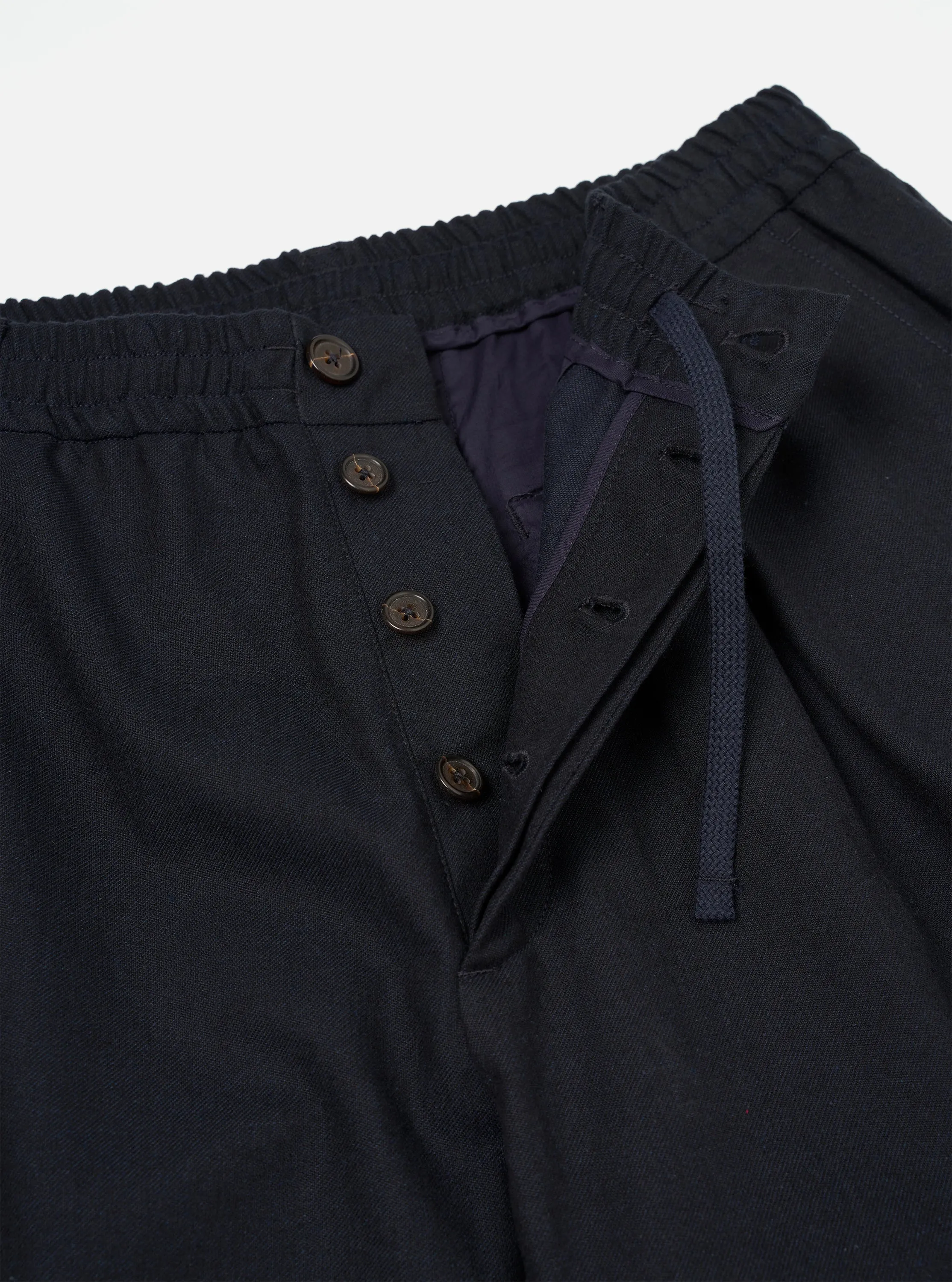 Navy Lucca Suiting Oxford Pant sold by Universal Works product image thumbnail 4