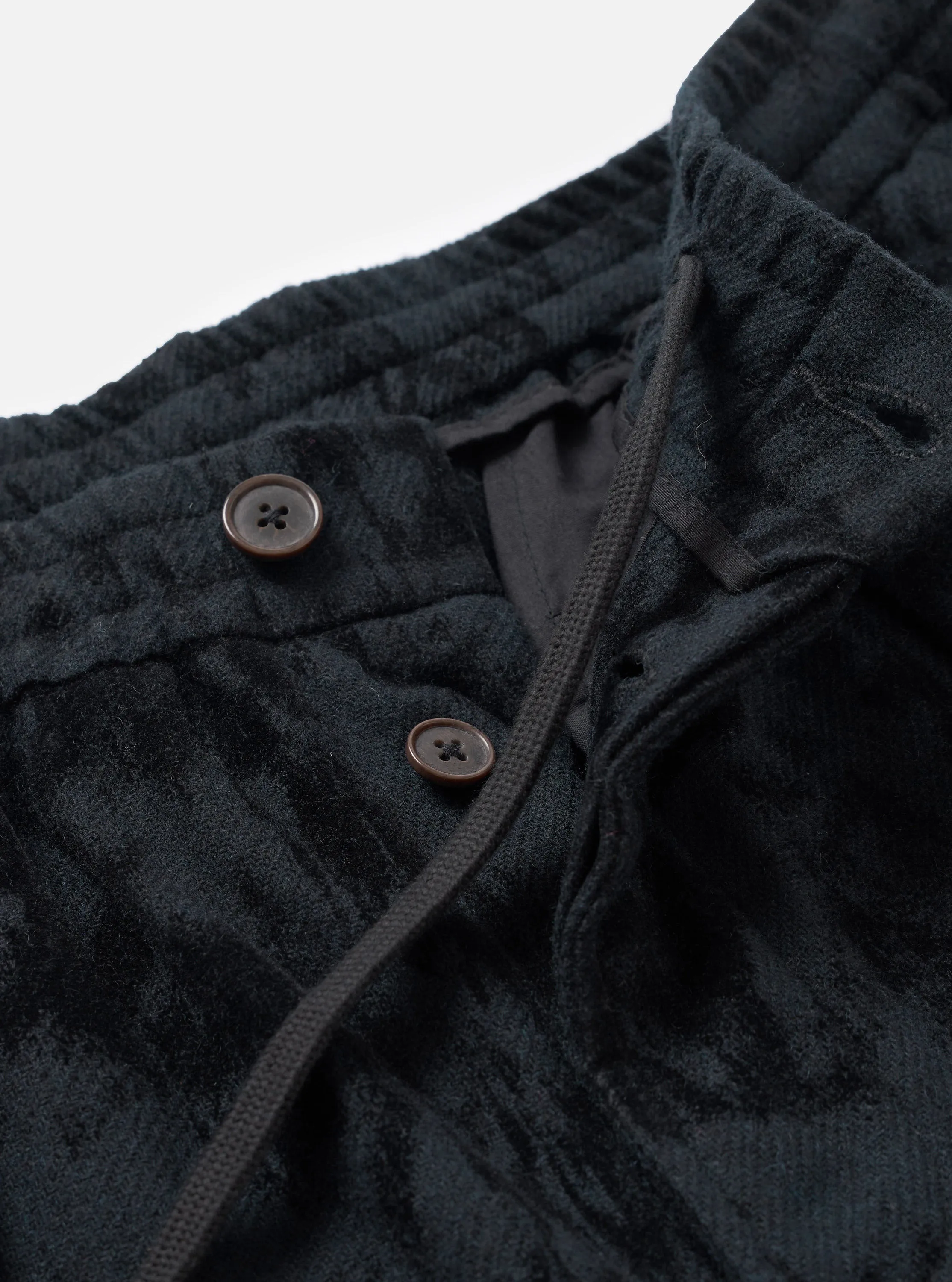 Black Be Bop Wool Mix Pleated Track Pant sold by Universal Works product image thumbnail 4