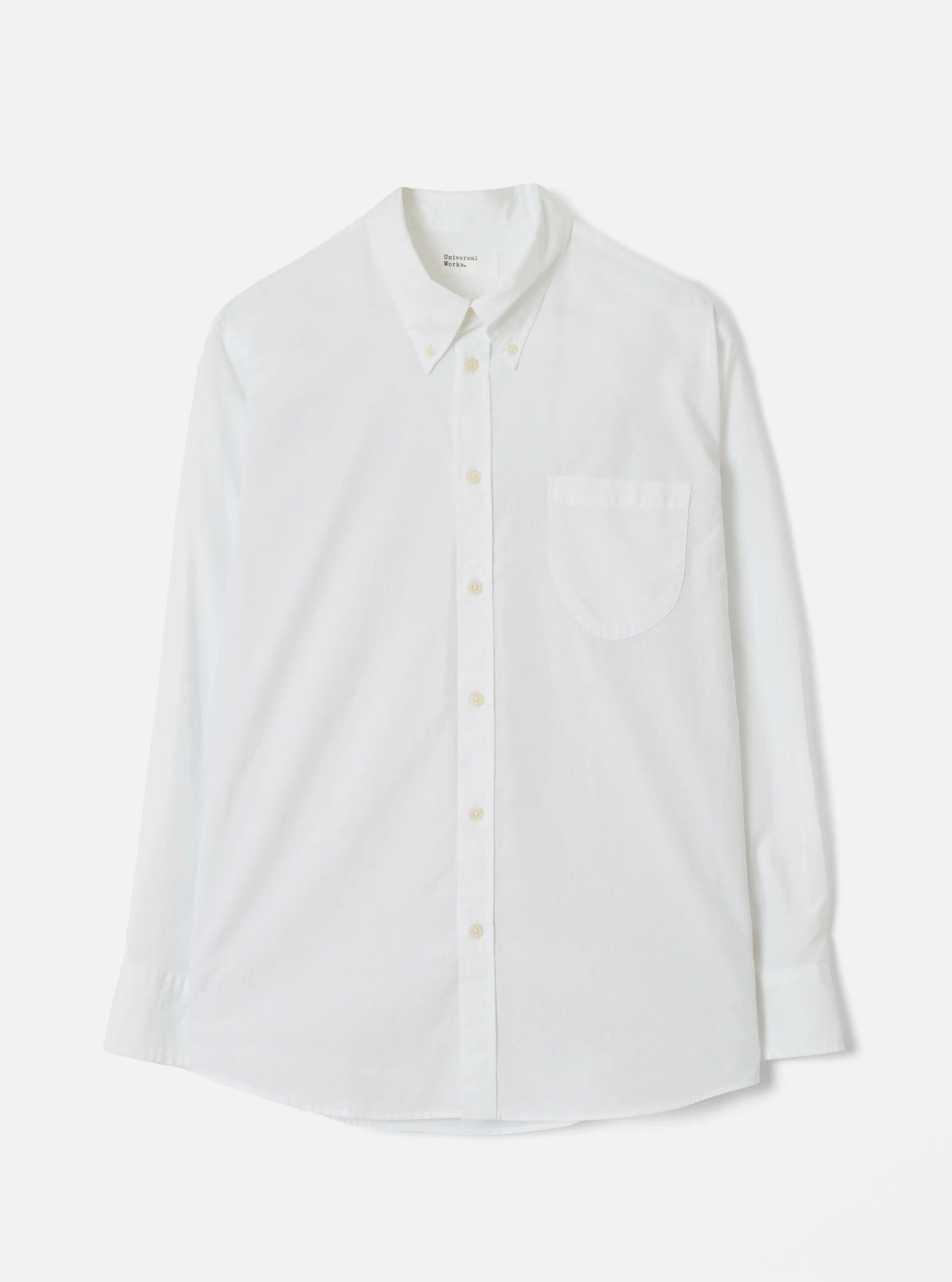 White Prince Chambray Daybrook Shirt sold by Universal Works