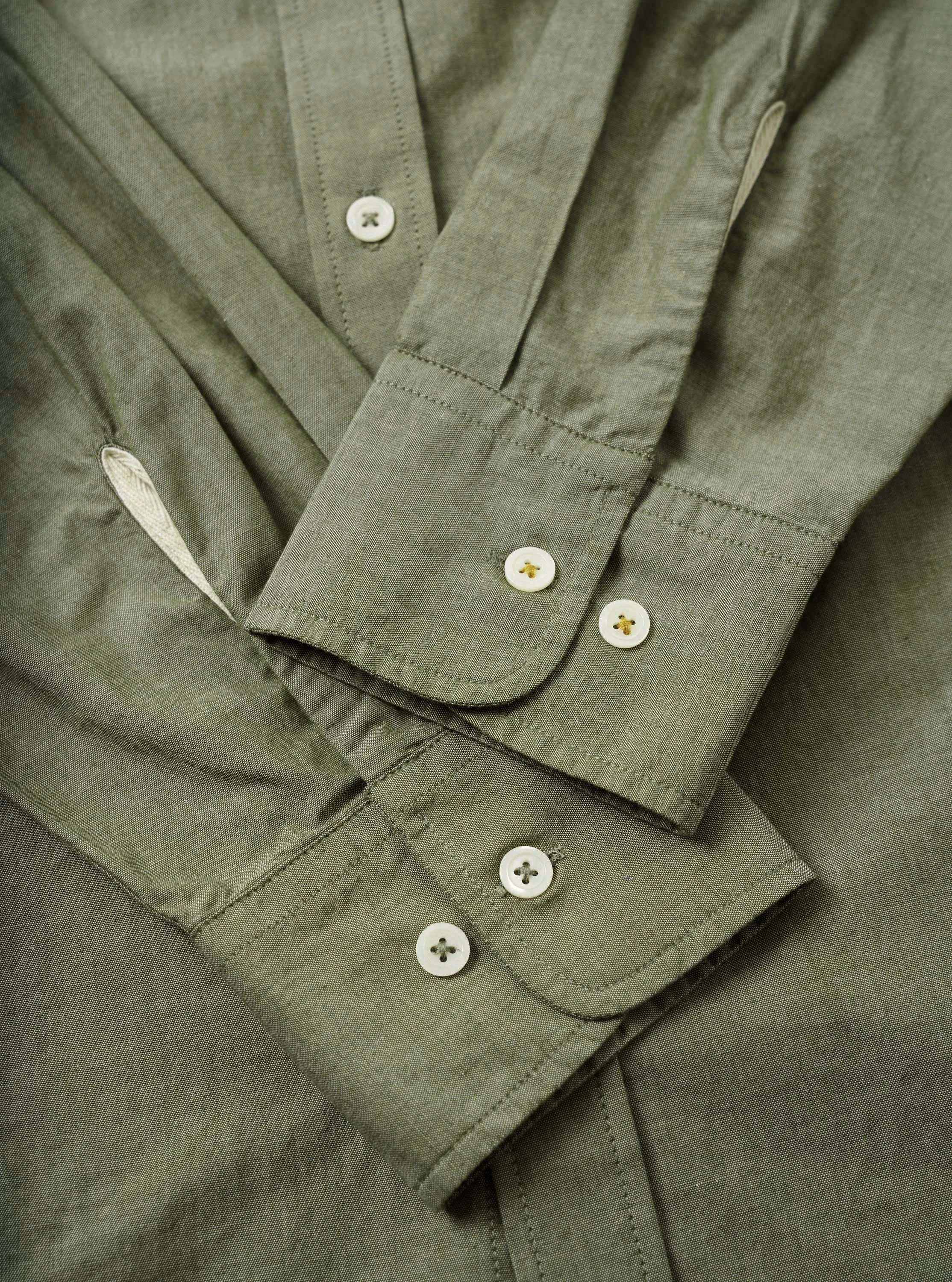 Olive Prince Chambray Daybrook Shirt sold by Universal Works product image thumbnail 4
