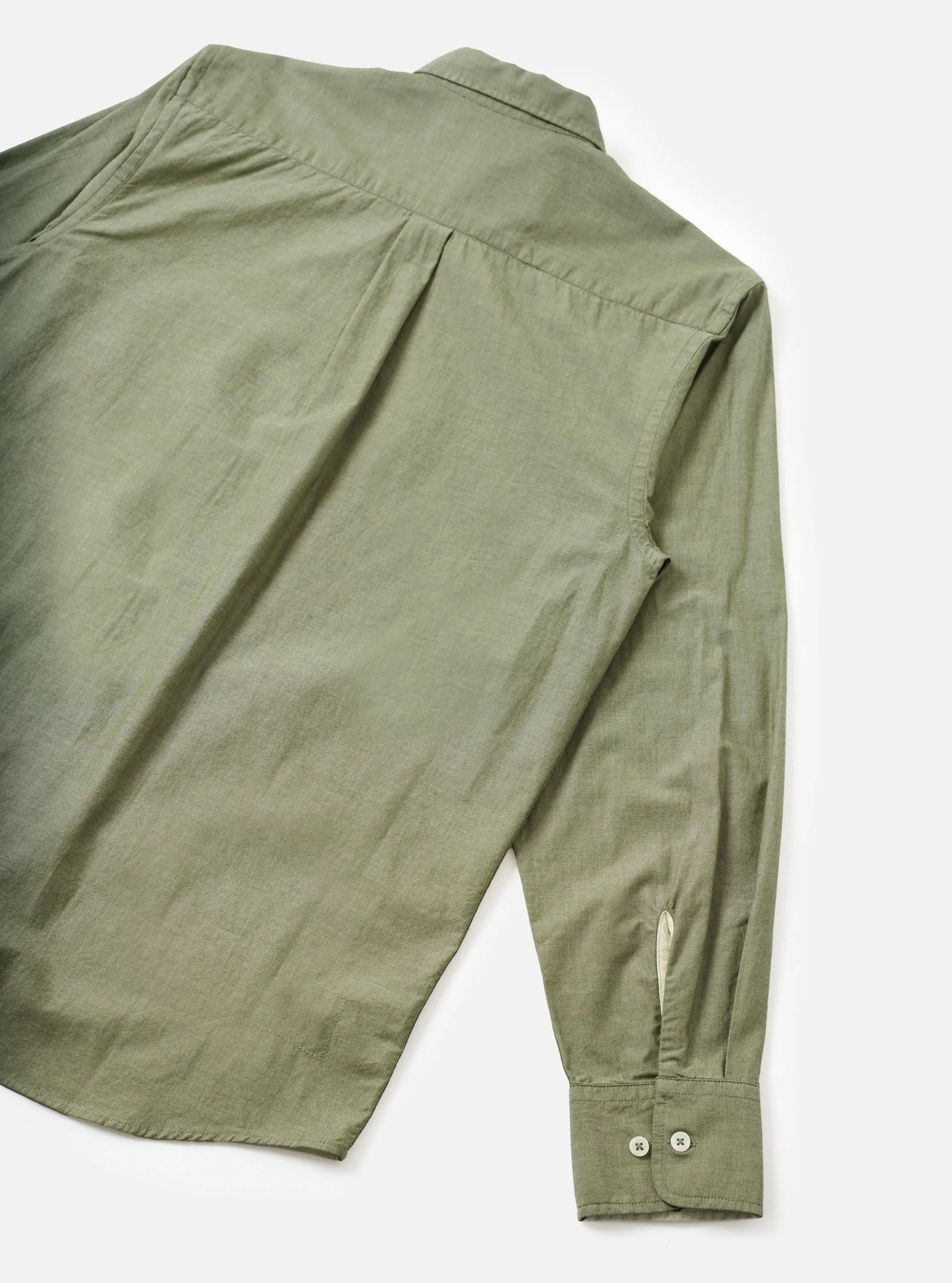 Olive Prince Chambray Daybrook Shirt sold by Universal Works product image thumbnail 3