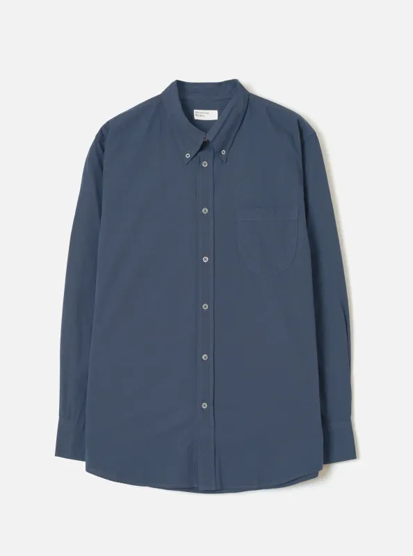 Navy Prince Chambray Daybrook Shirt made by Universal Works