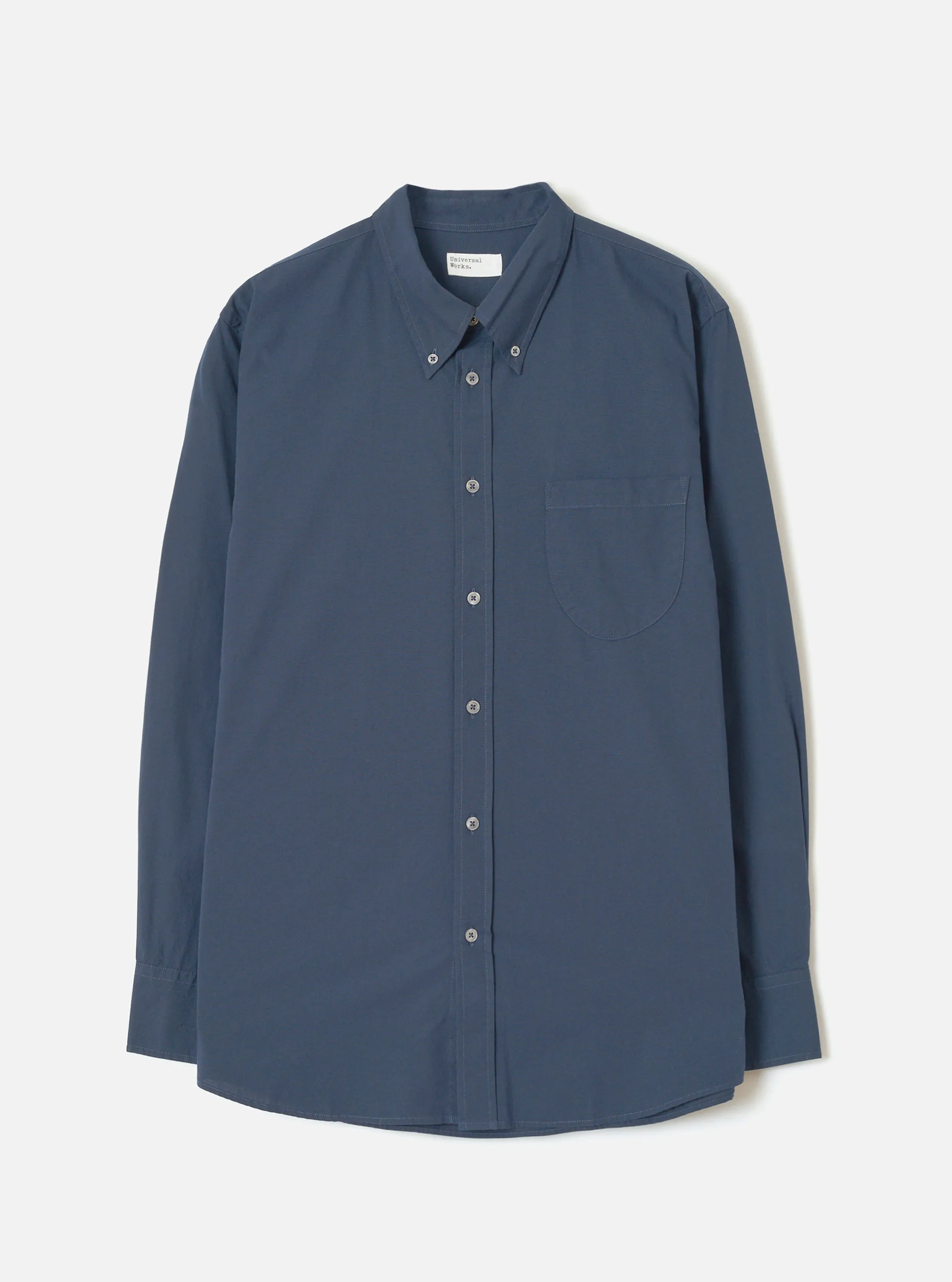 Navy Prince Chambray Daybrook Shirt sold by Universal Works