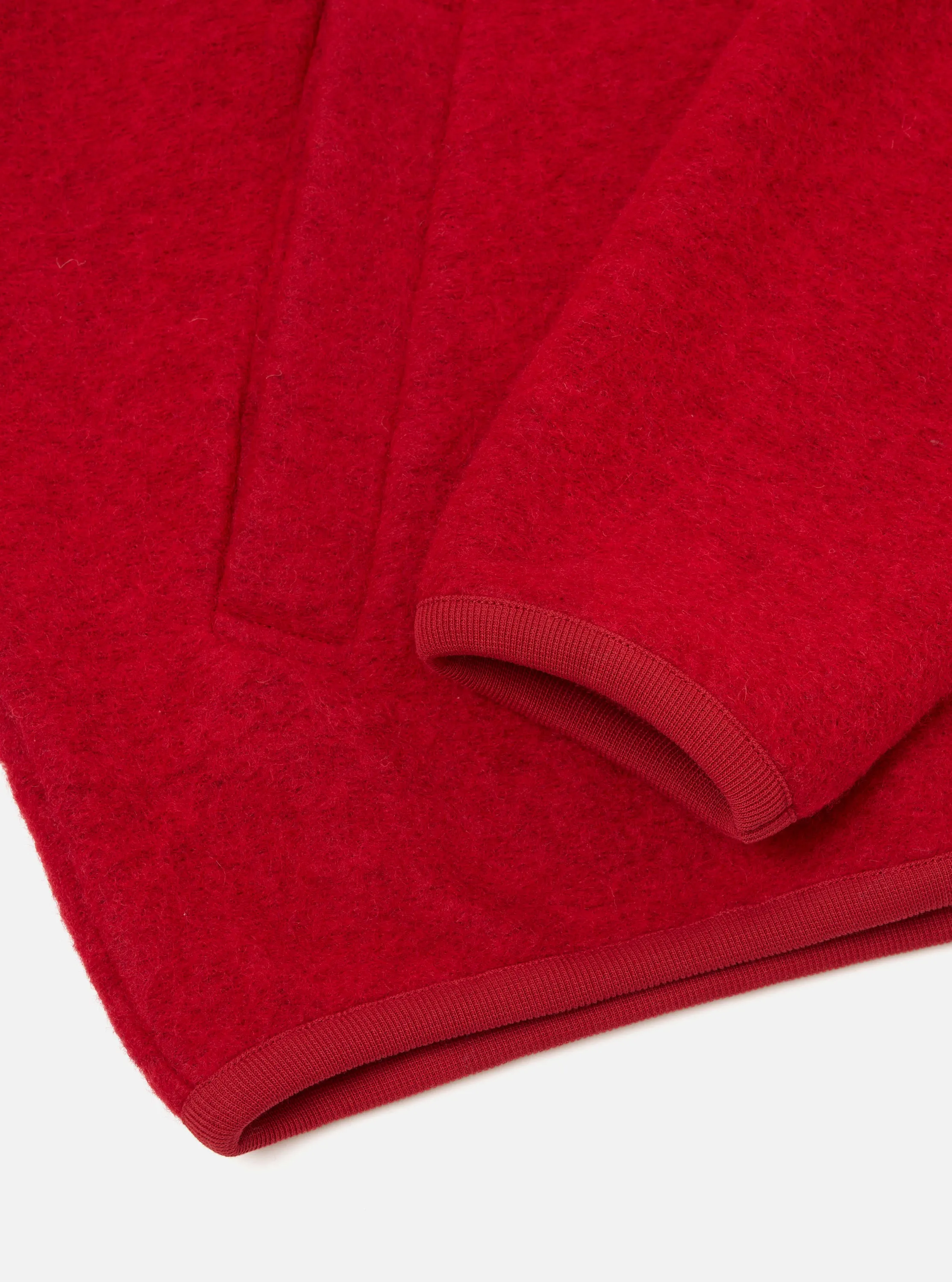 Scarlet Wool Fleece Zip Bomber Jacket sold by Universal Works product image thumbnail 5