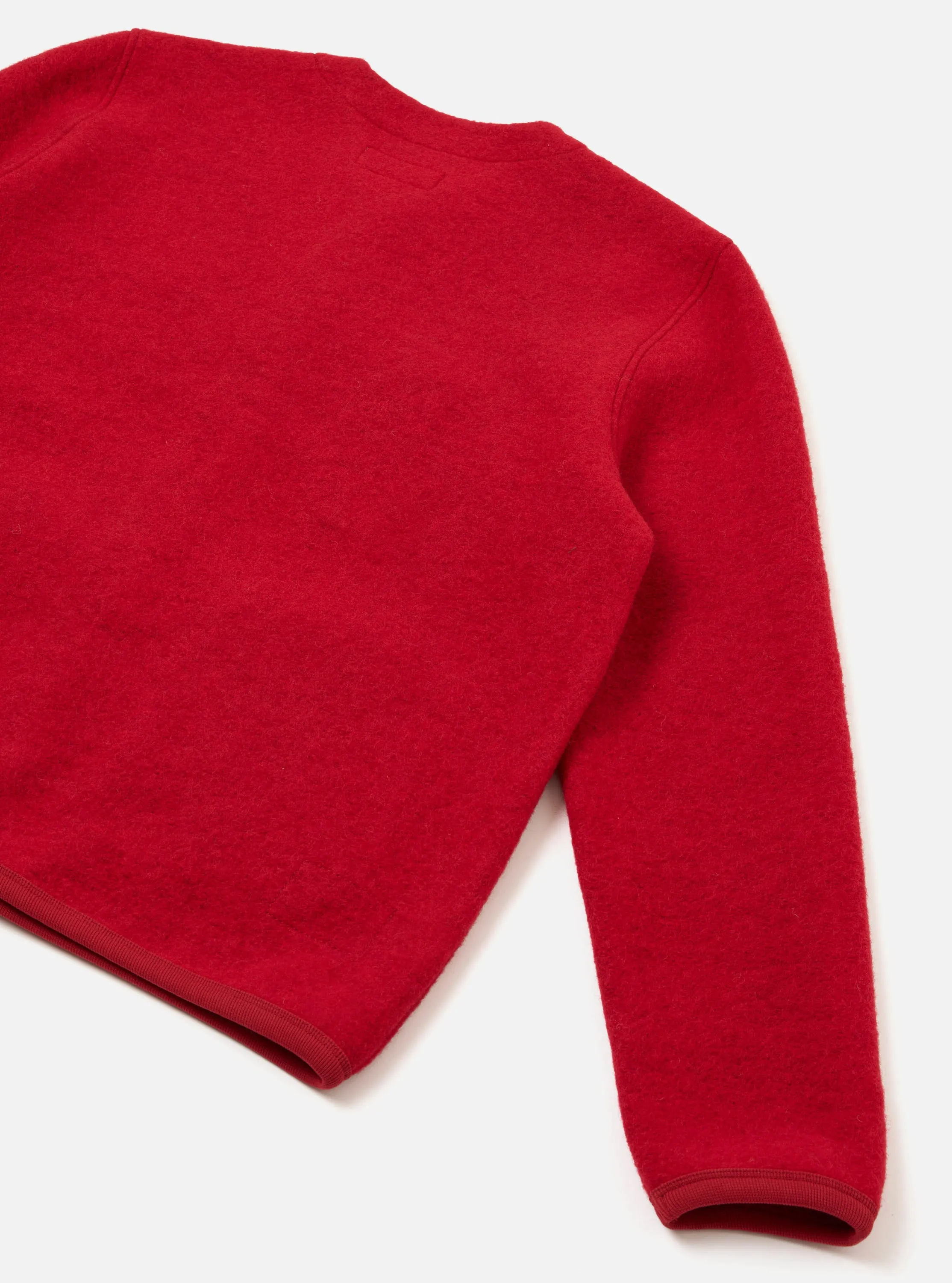 Scarlet Wool Fleece Cardigan sold by Universal Works product image thumbnail 3