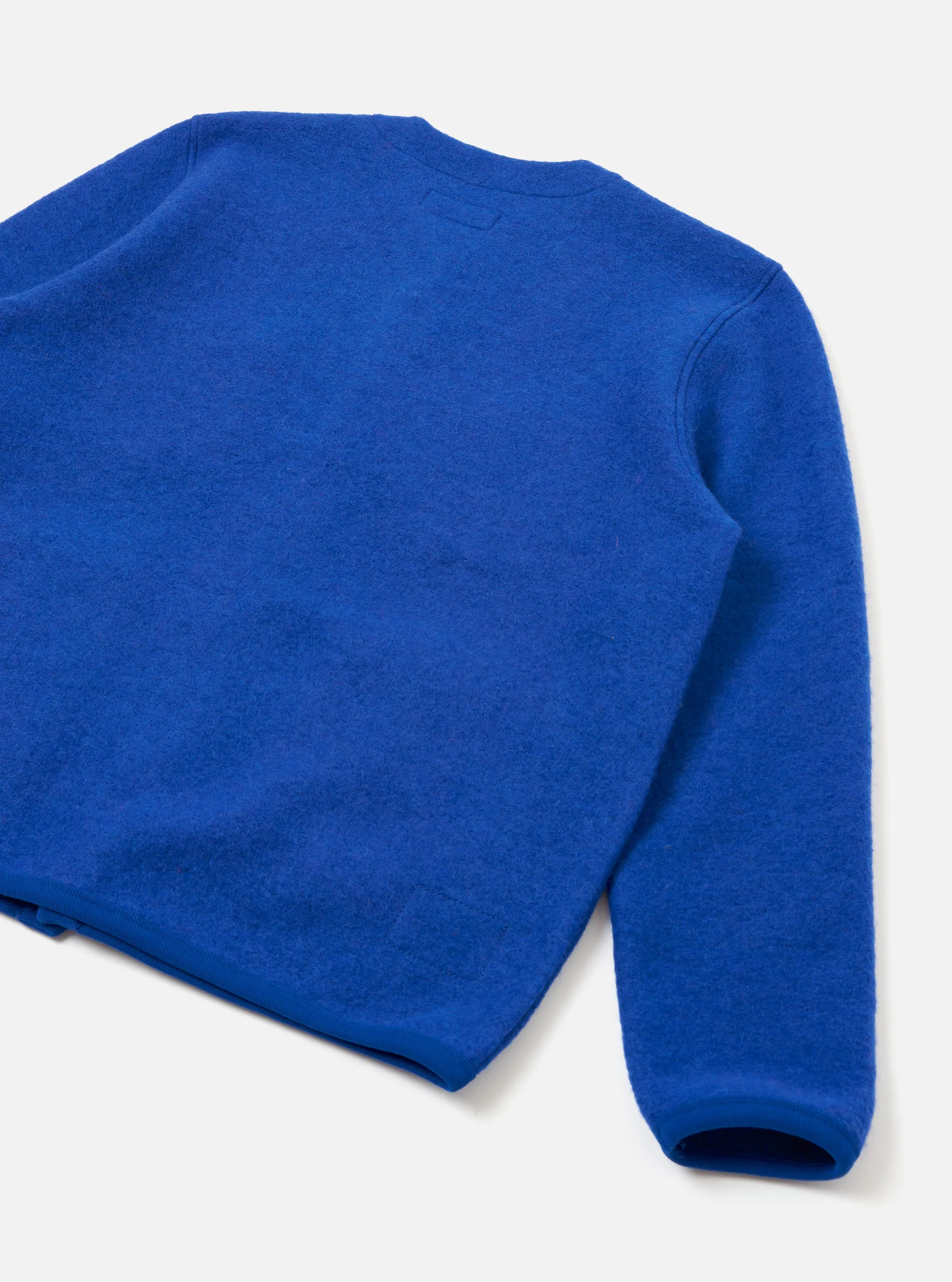 Blue Wool Fleece Cardigan sold by Universal Works product image thumbnail 3
