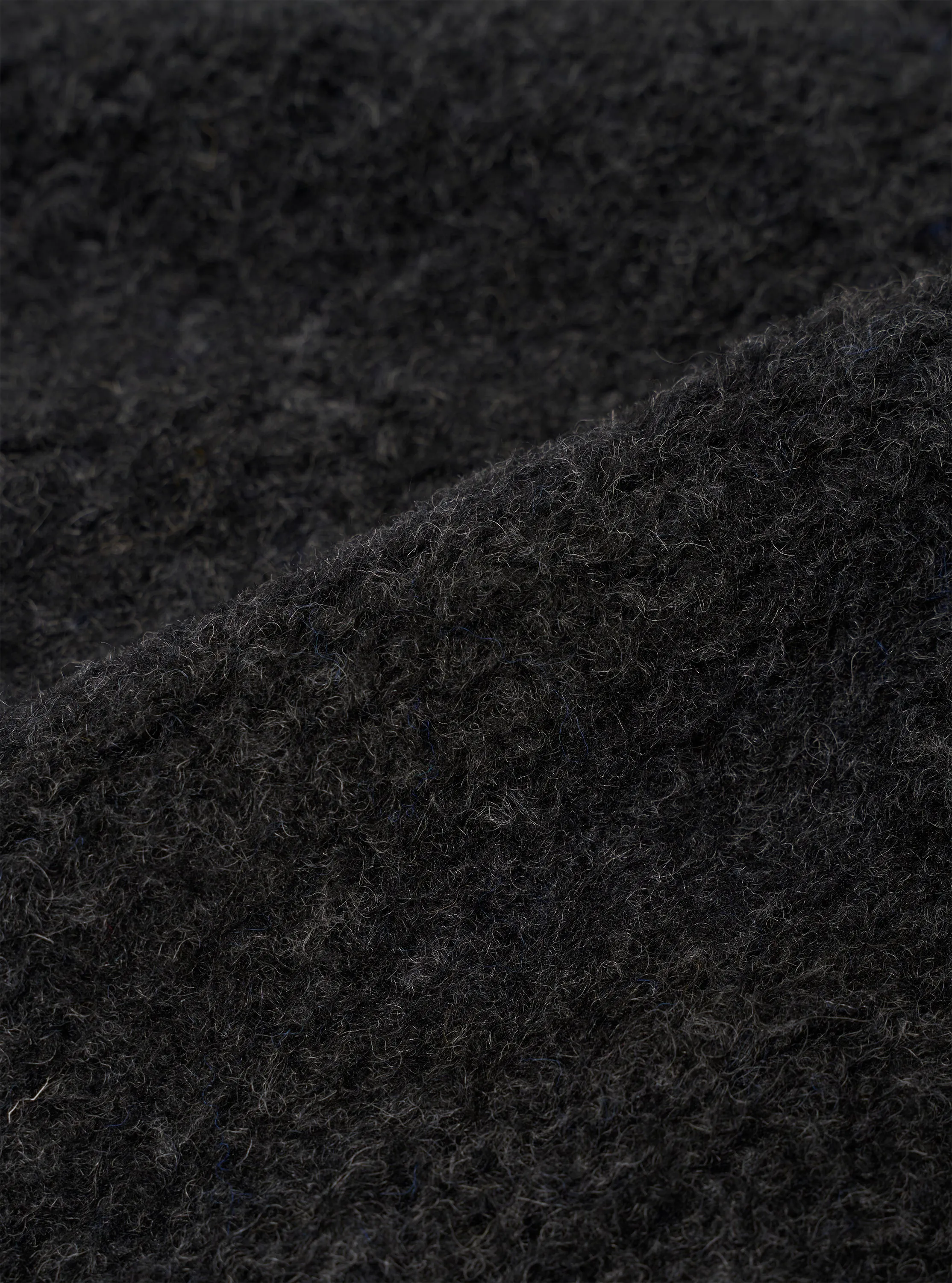 Charcoal Bouclet Fleece Lancaster Gilet sold by Universal Works product image thumbnail 2