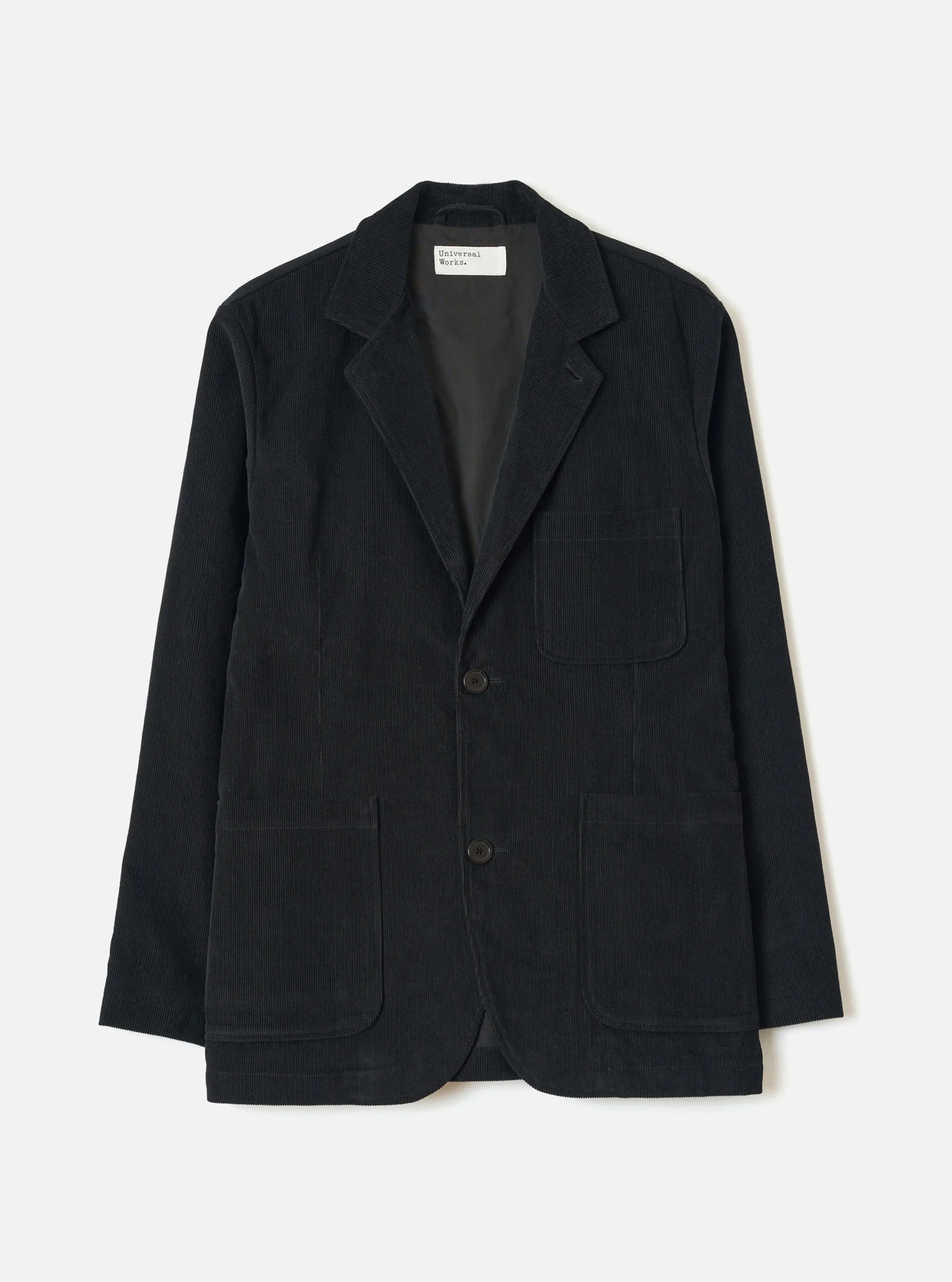 Black Cat Cord Two Button Jacket sold by Universal Works