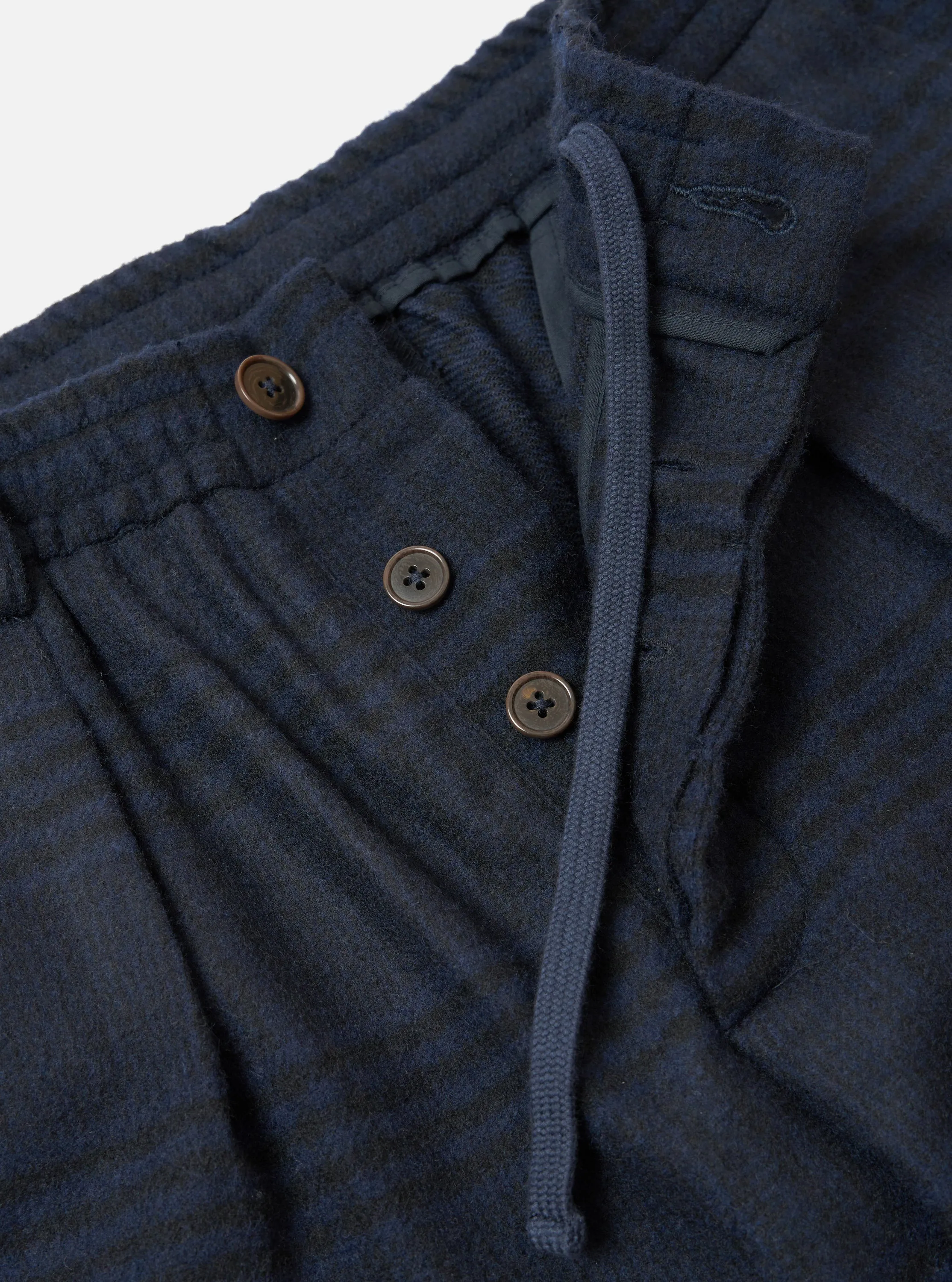 Navy Bob Wool Mix Oxford Pant sold by Universal Works product image thumbnail 4